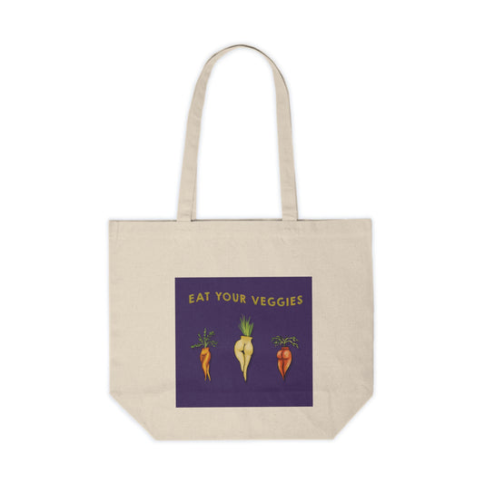 Sexy Veggie Canvas Shopping Tote