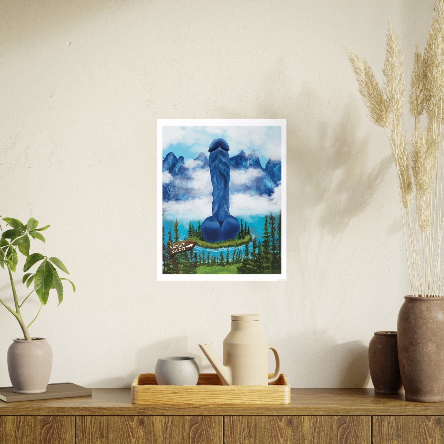 Mount Dildo Art Print and poster