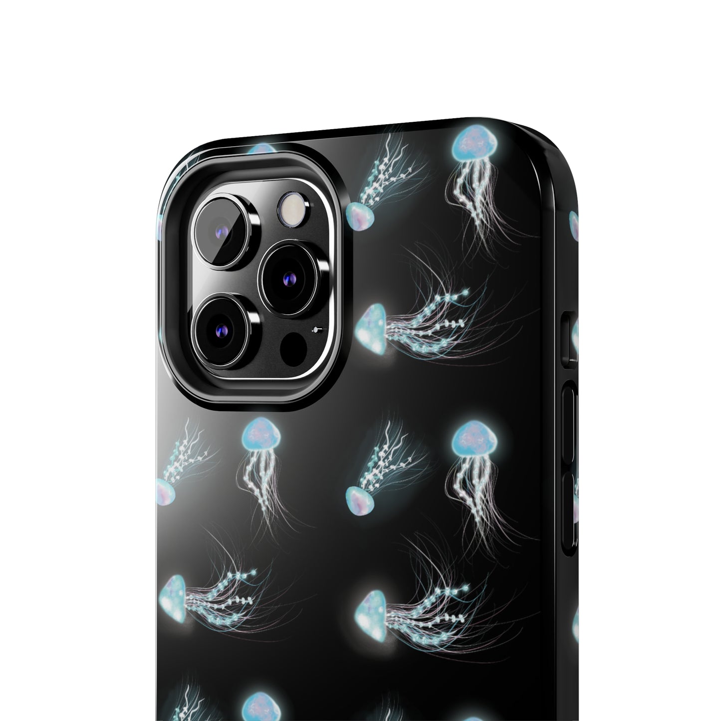 Bioluminescent Jellyfish Phone Case, Cool Trippy Psychedelic Phone Case, Glowing Jellyfish, Bioluminescent Art Cool Phone Case