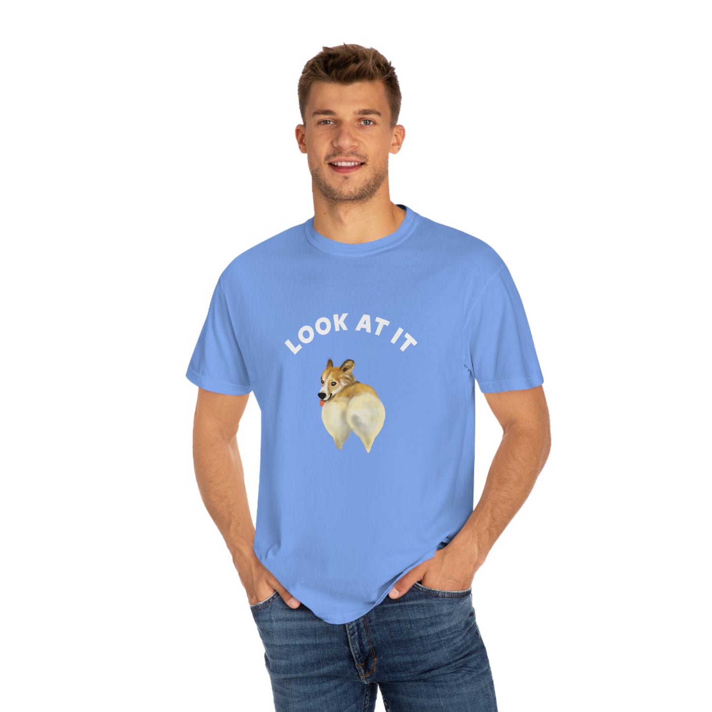 Corgi Butt T Shirt for corgi pet owner, Cute Funny Corgi Butt