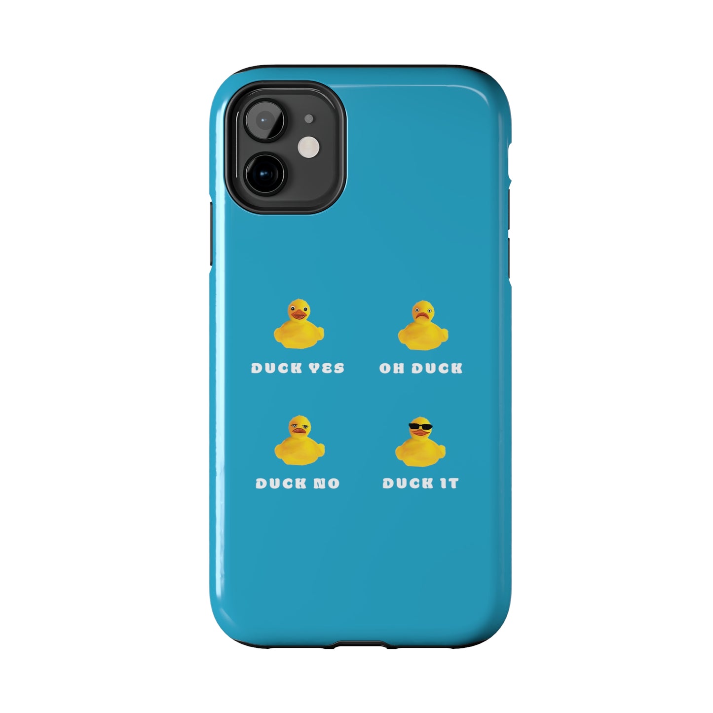 Funny Duck It Phone case, Cute Funny Phone Case, Duck Lover gift, Duck it pun phone case, Cute Funny Duck it Tough Phone Cases