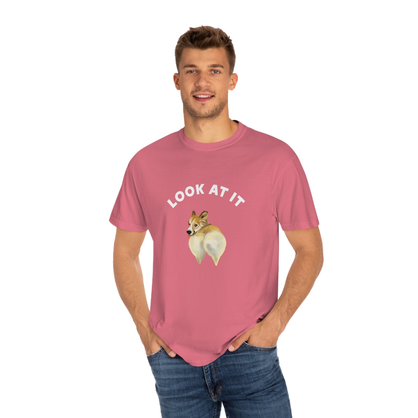 Corgi Butt T Shirt for corgi pet owner, Cute Funny Corgi Butt