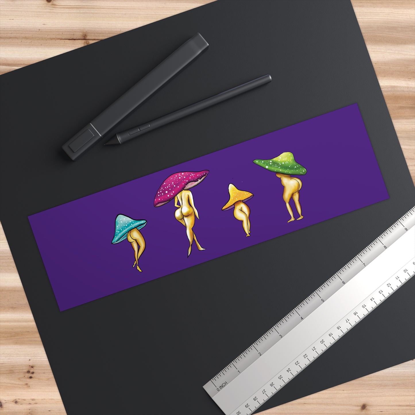 Shroom Lady Bumper Stickers