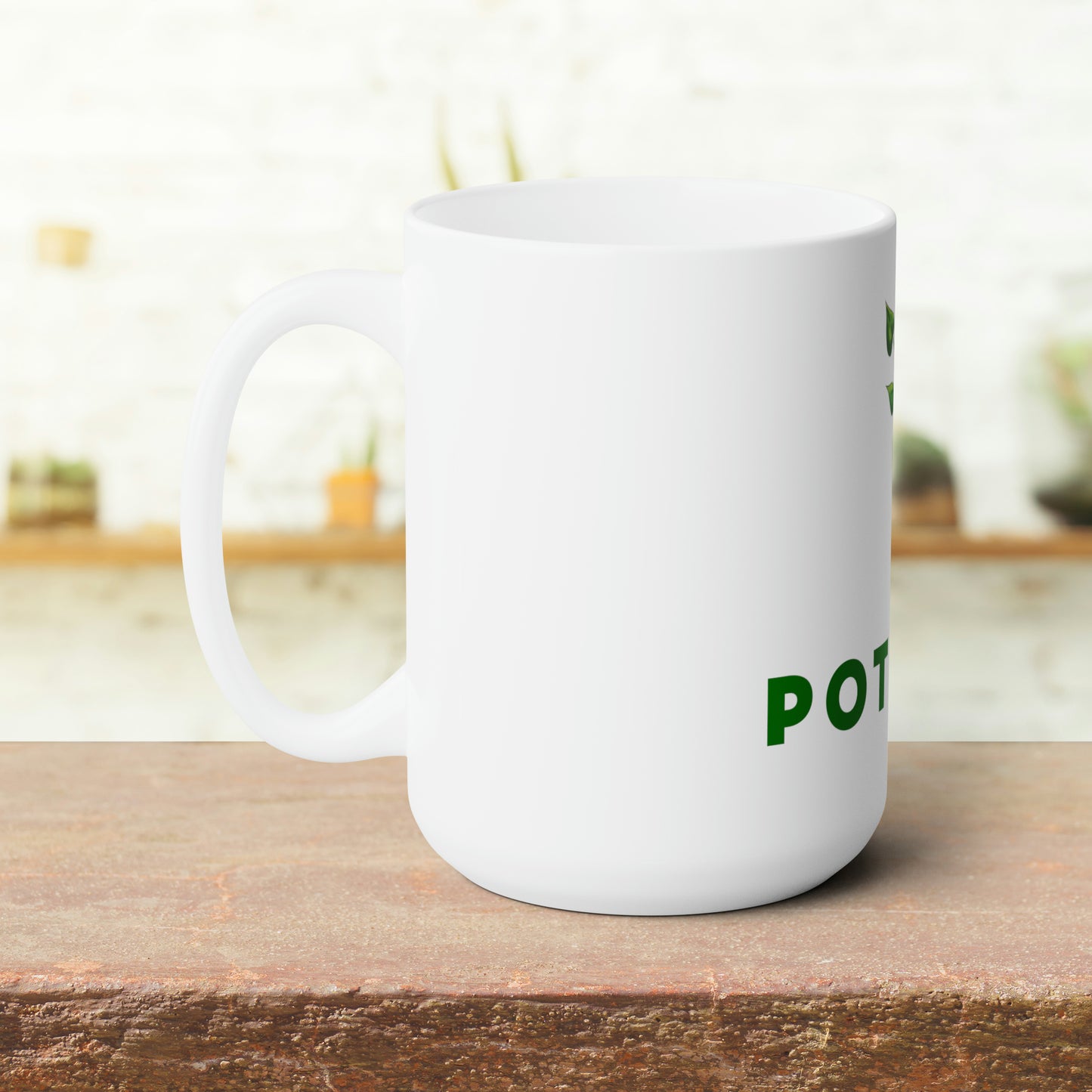 Funny Pothead mug, Cute funny gift for stoner friends, cute stoner pothead Ceramic Mug 15oz