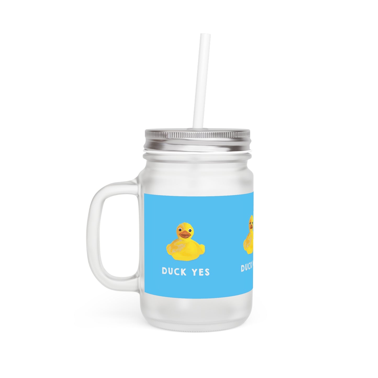 Duck it Mason Jar