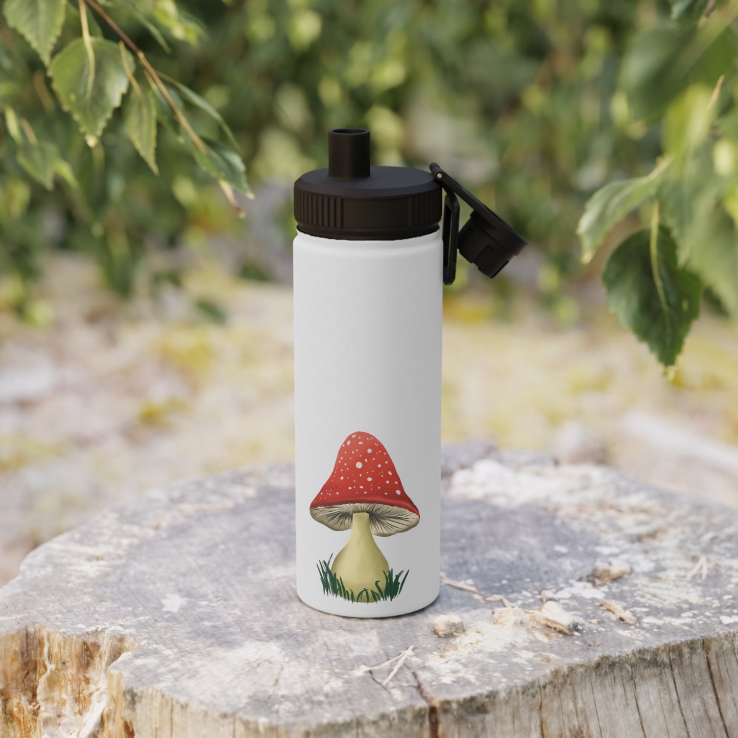 Stainless Steel Mushroom Water Bottle