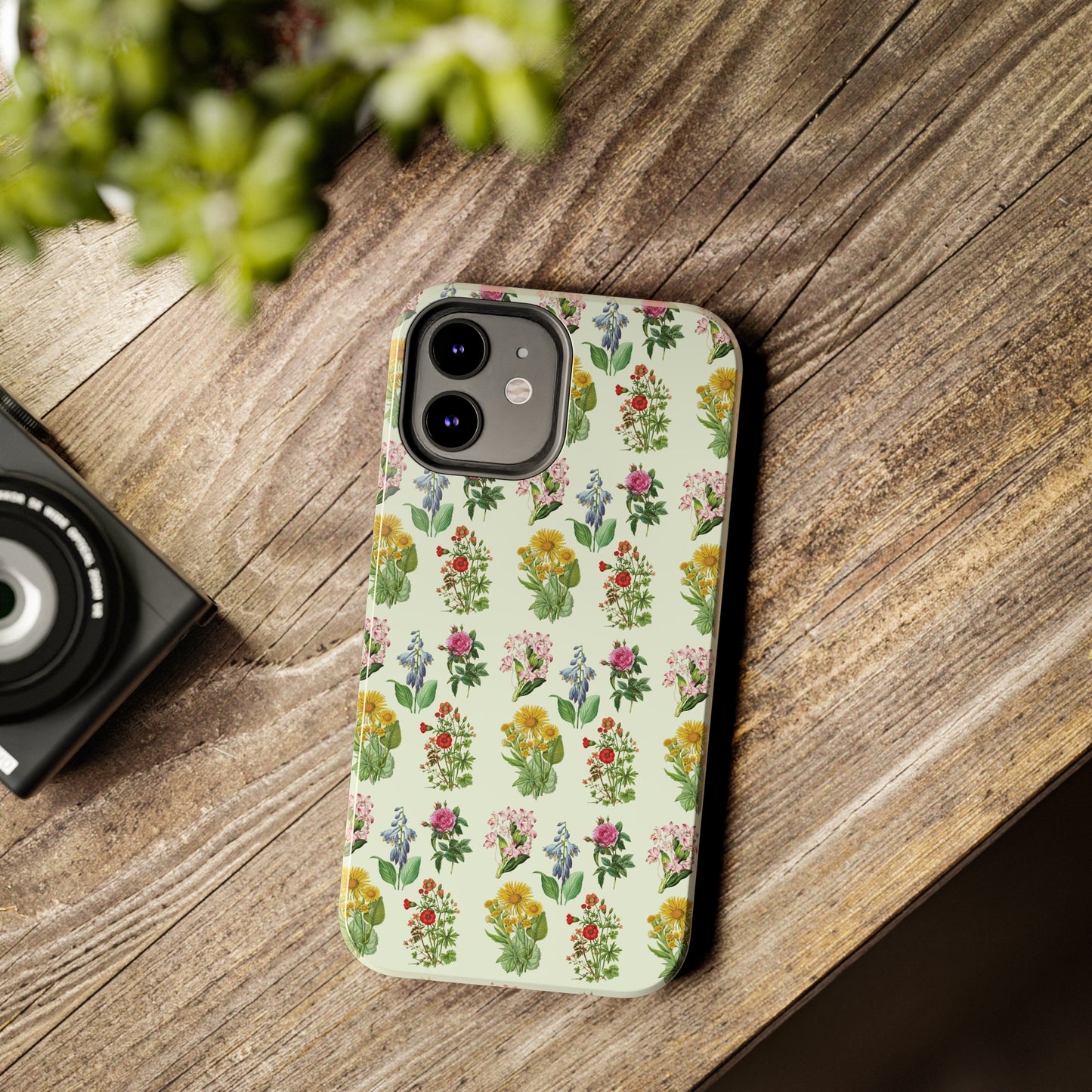 Pretty Floral Phone Case, Cute Vintage Antique Flower Phone case, sunflower Rose 19th century painting Phone Case Pattern