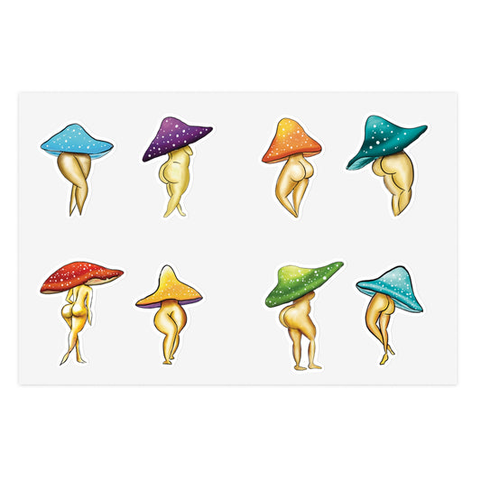 Shroom Ladies Sticker Sheet