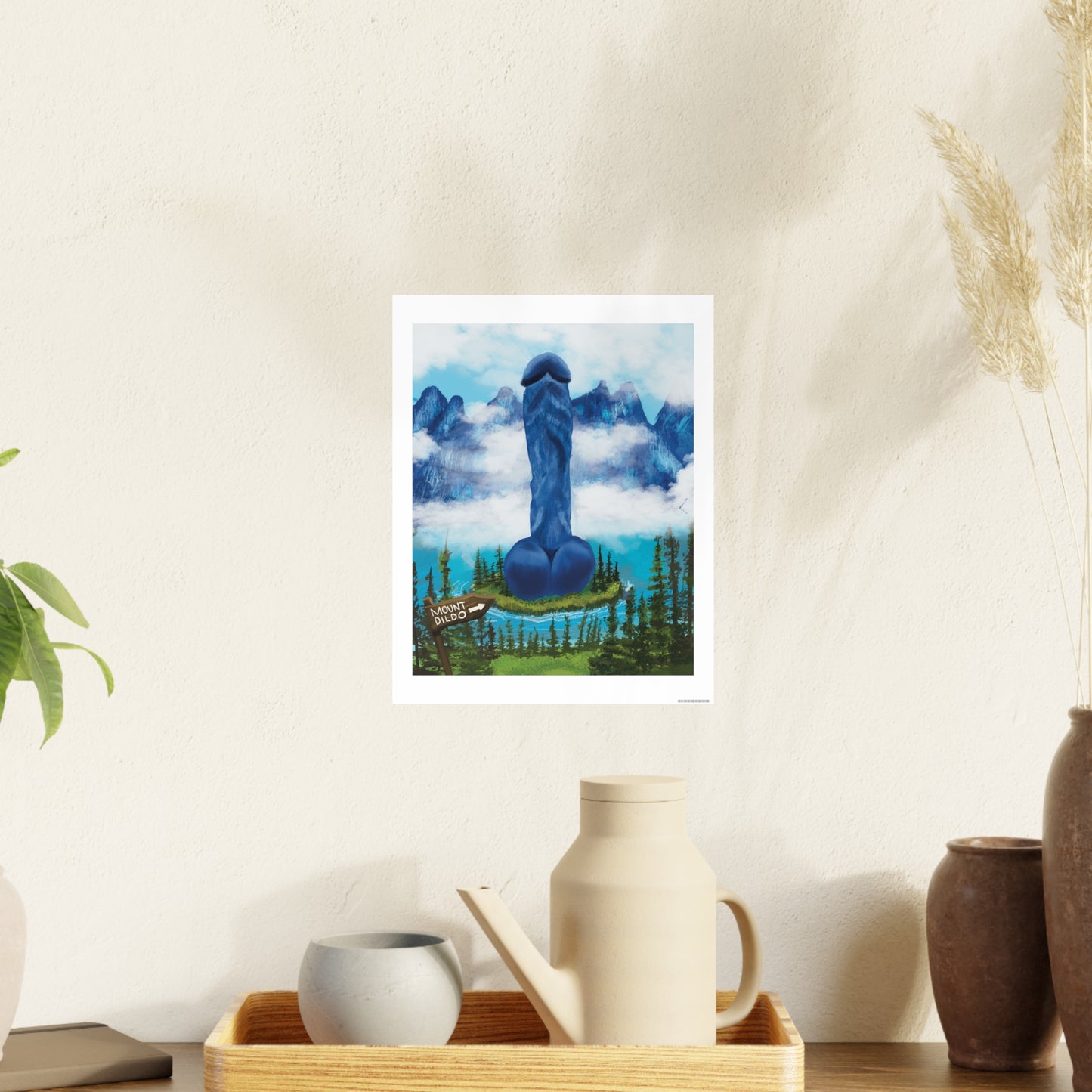 Mount Dildo Art Print and poster