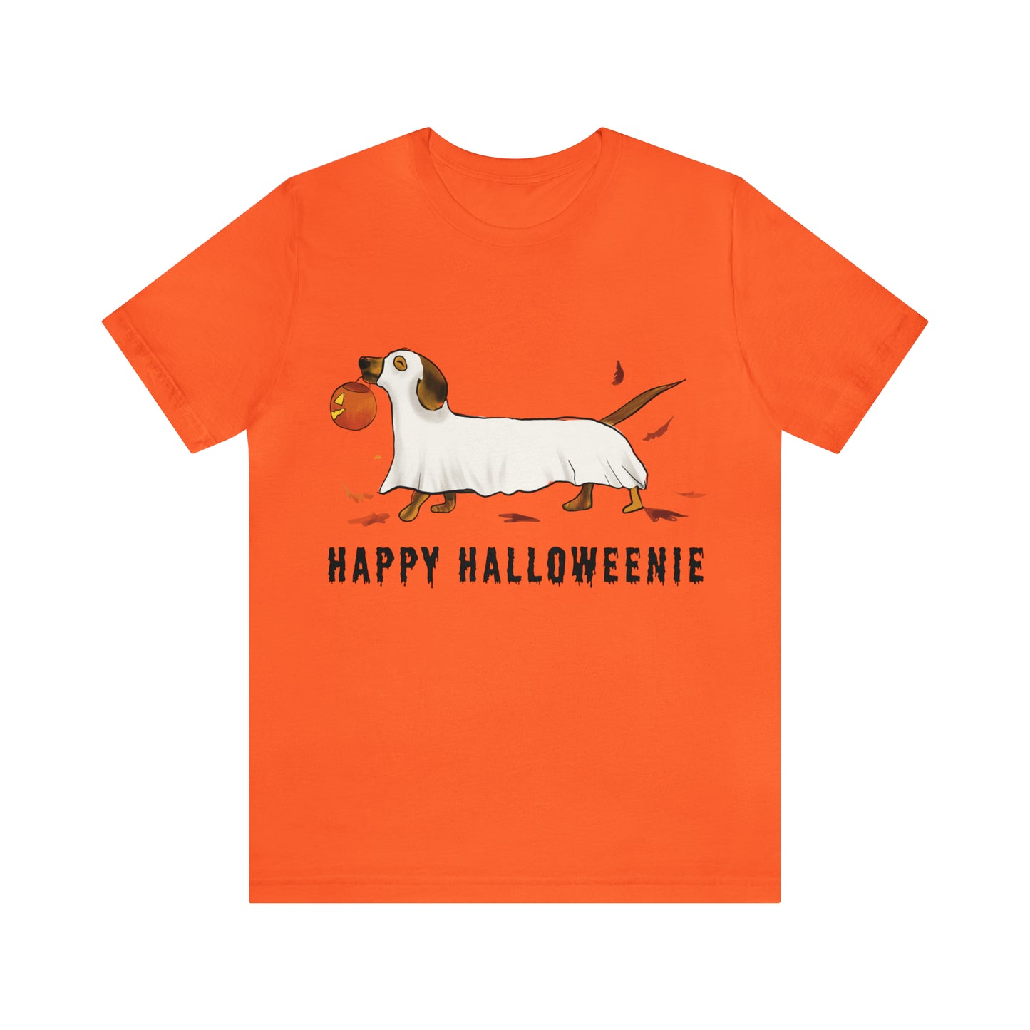 Halloween T Shirt, Cute Halloween Wiener Dog T Shirt, Funny Dog Ghost T Shirt, cute Dog halloween Shirt, gift idea for her, fall shirt