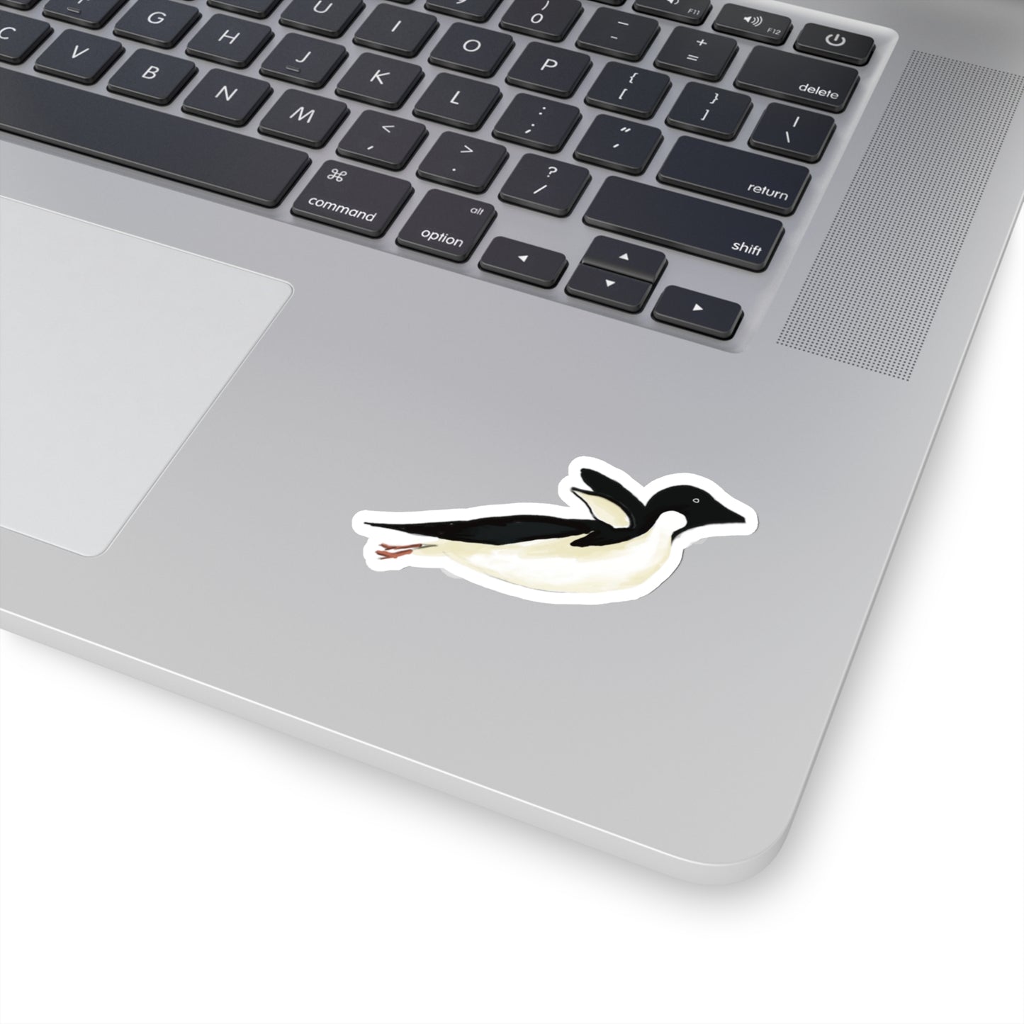 Jumping Penguin Sticker