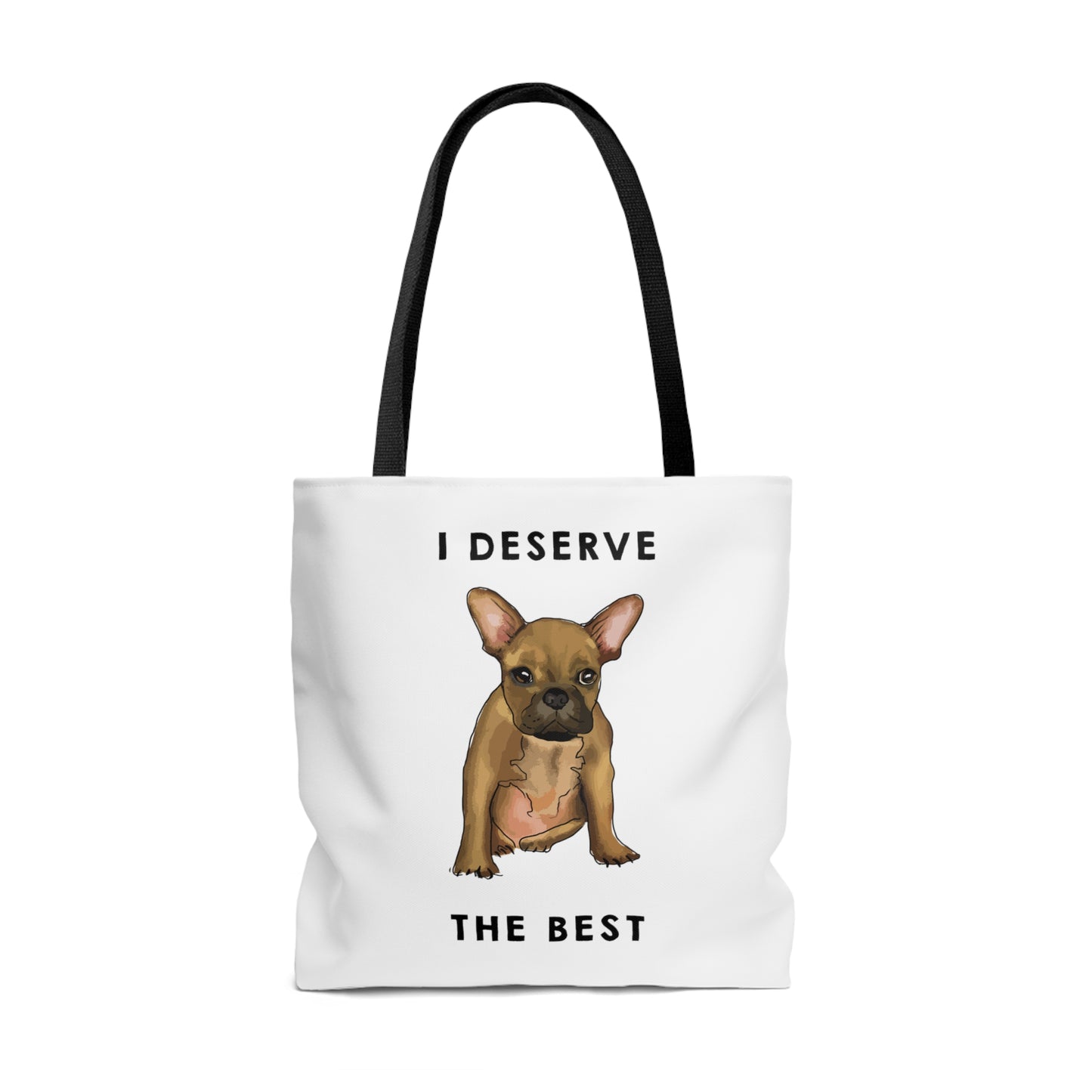 French Bulldog Canvas Tote Bag for French Bulldog Lover, Pet Lover Gift for friend