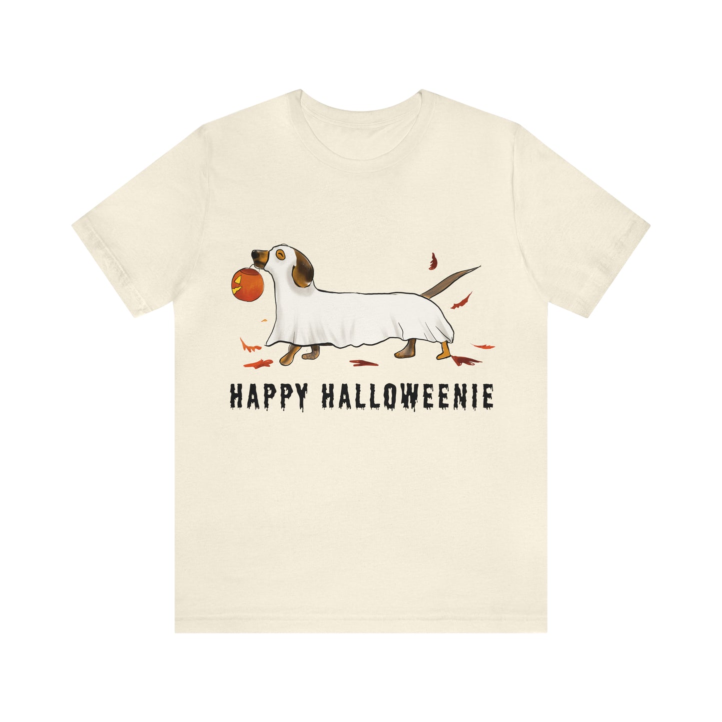 Halloween T Shirt, Cute Halloween Wiener Dog T Shirt, Funny Dog Ghost T Shirt, cute Dog halloween Shirt, gift idea for her, fall shirt