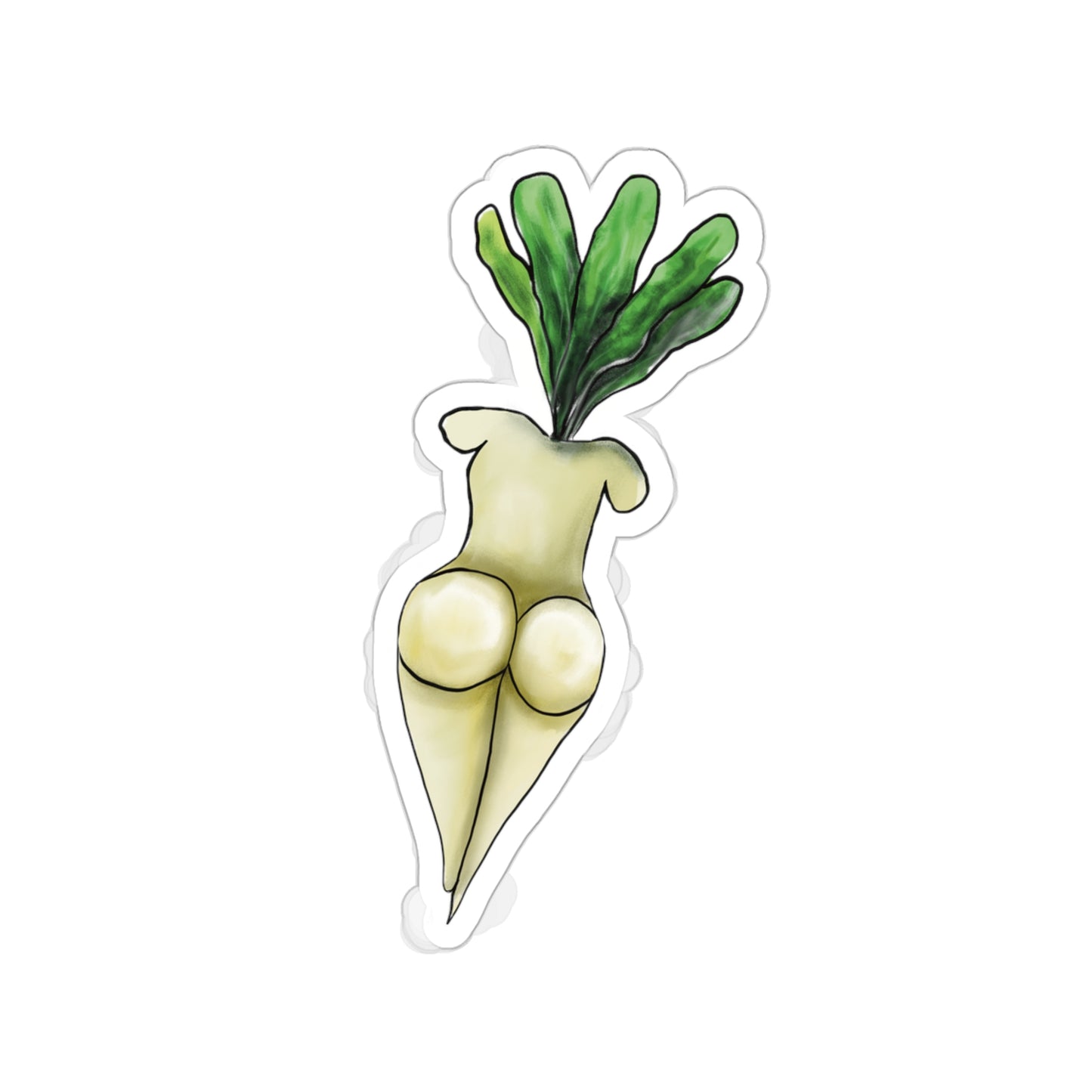 Sexy Turnip Sticker