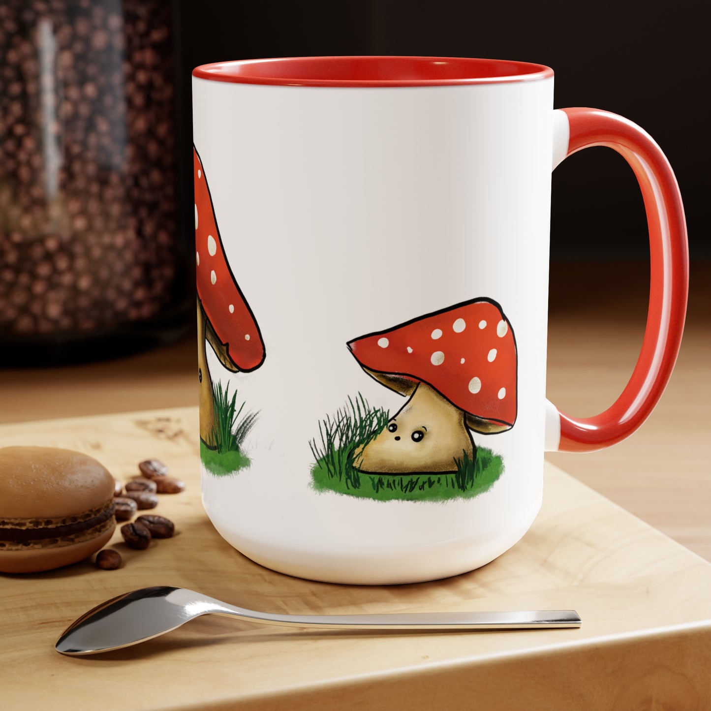 Cute Mushroom Mug 15oz