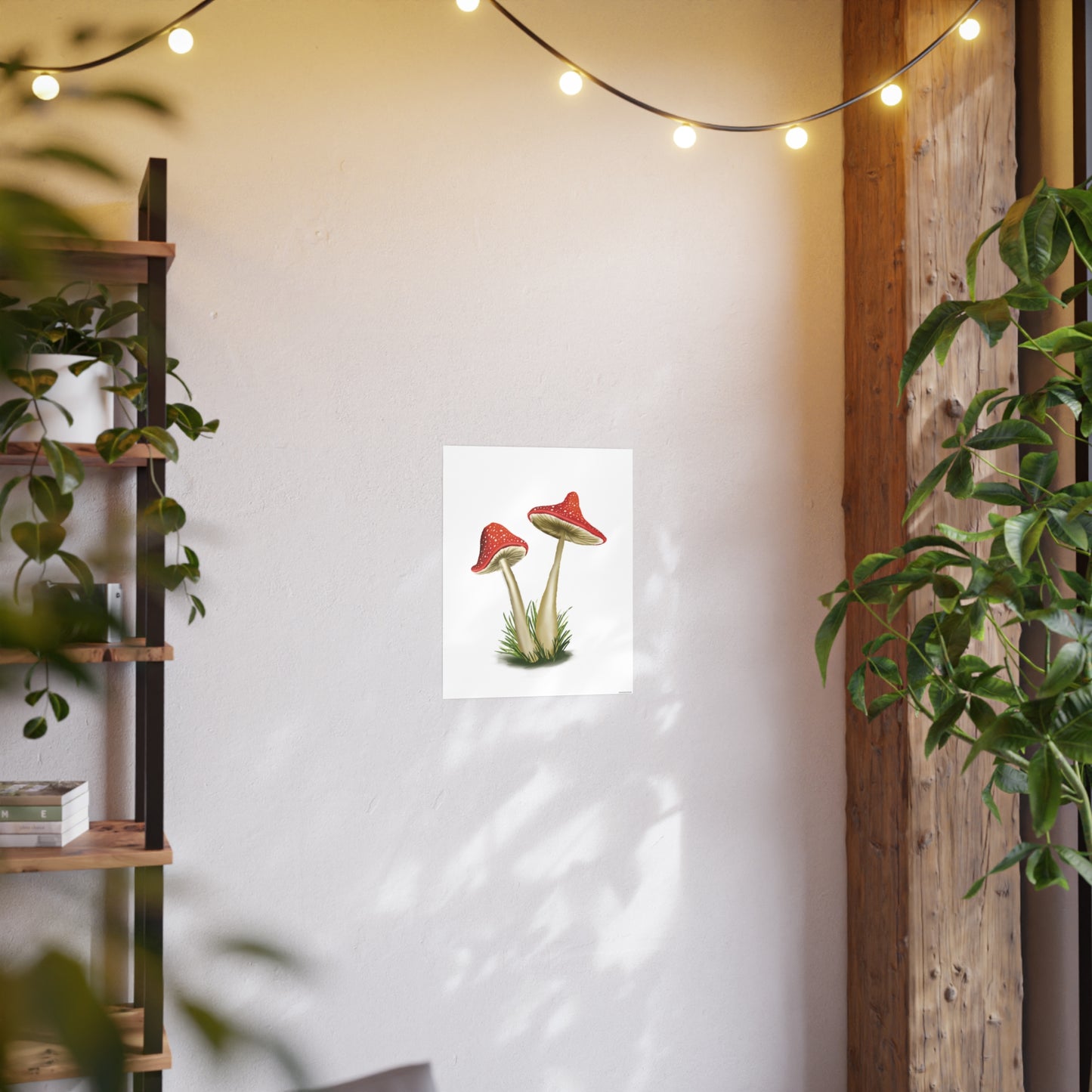 Pretty Red Mushroom Art Print