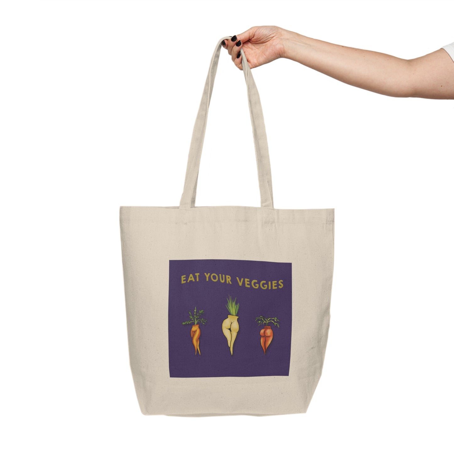 Sexy Veggie Canvas Shopping Tote