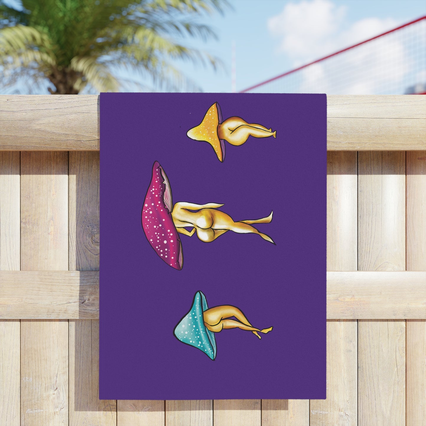 Shroom Lady Beach Towel