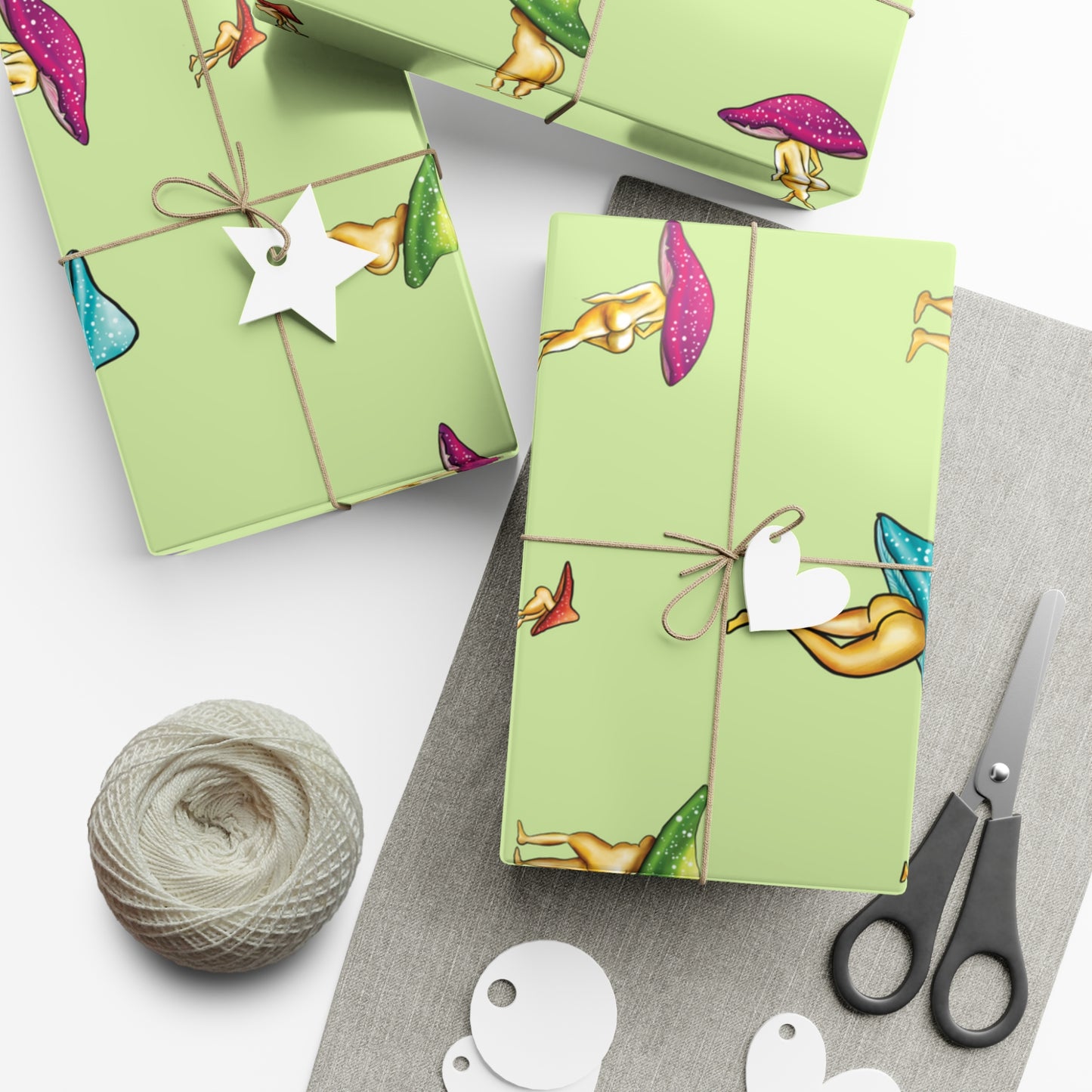 Shroom Lady Wrapping Paper