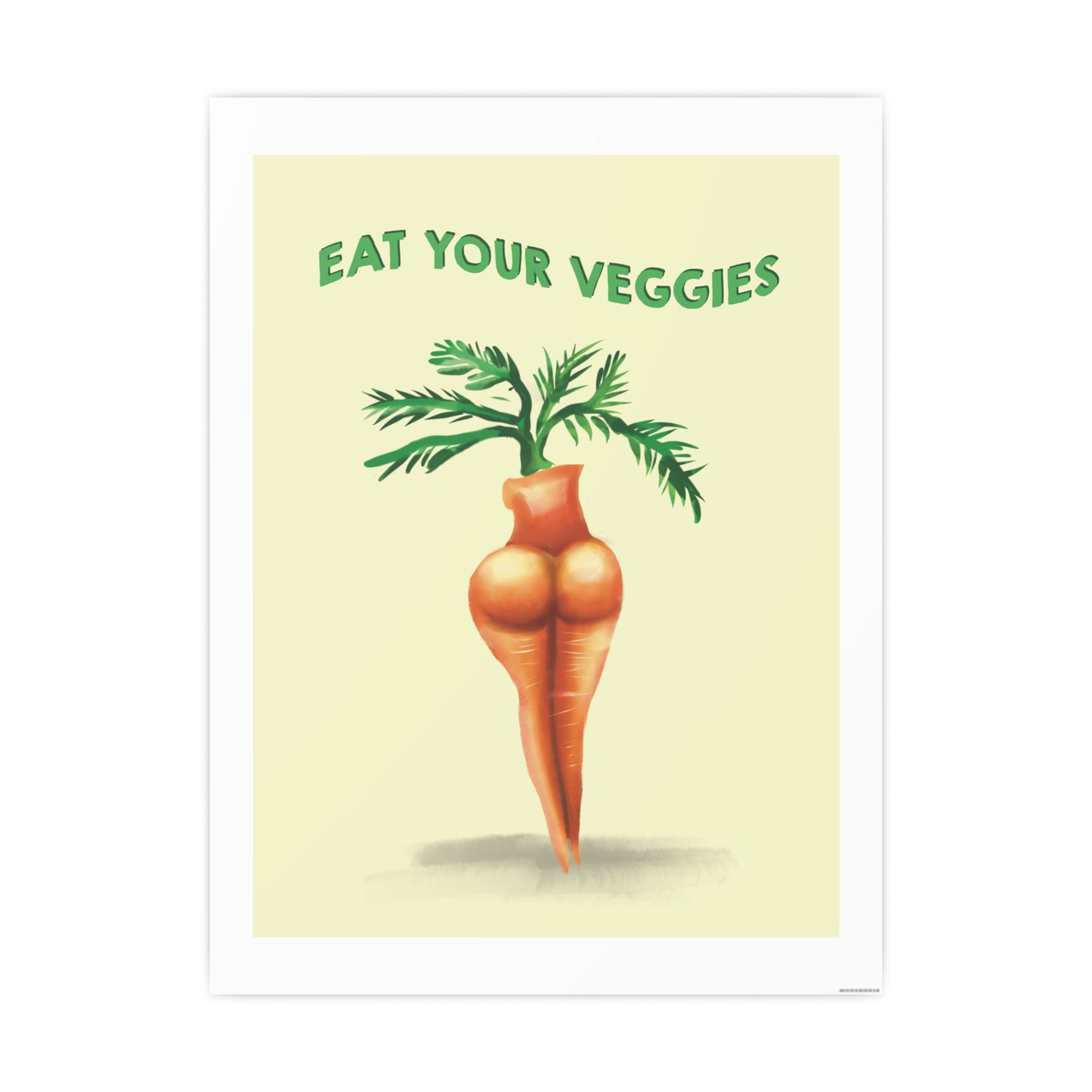 Eat Your Veggies Art Poster