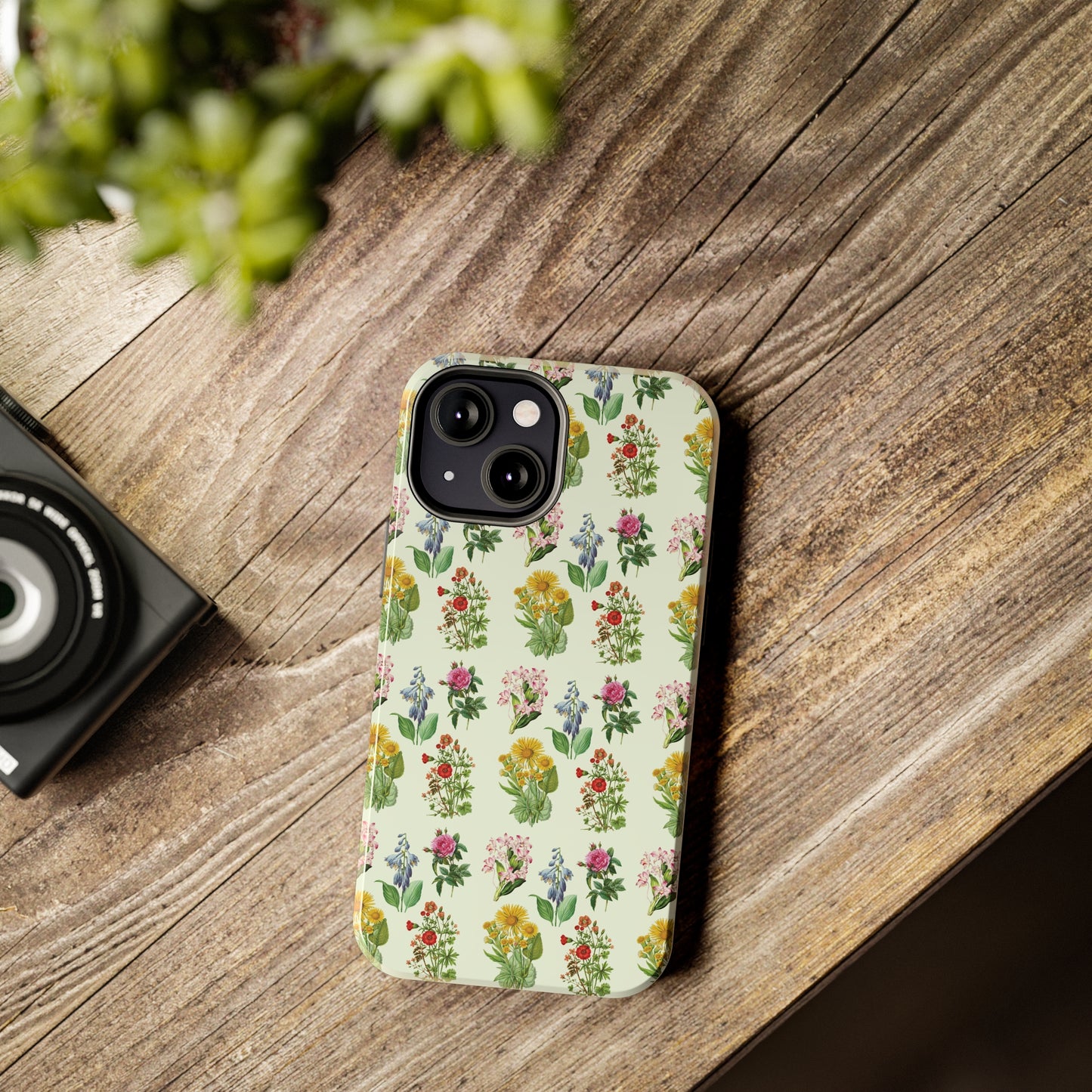 Pretty Floral Phone Case, Cute Vintage Antique Flower Phone case, sunflower Rose 19th century painting Phone Case Pattern