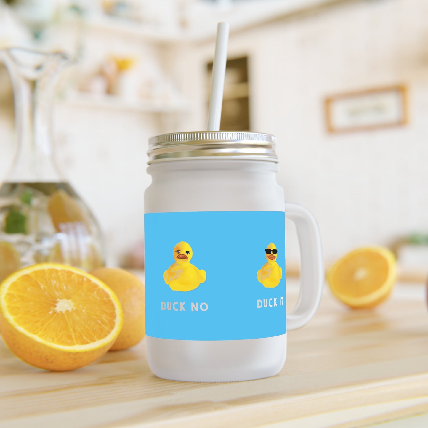 Duck it Mason Jar