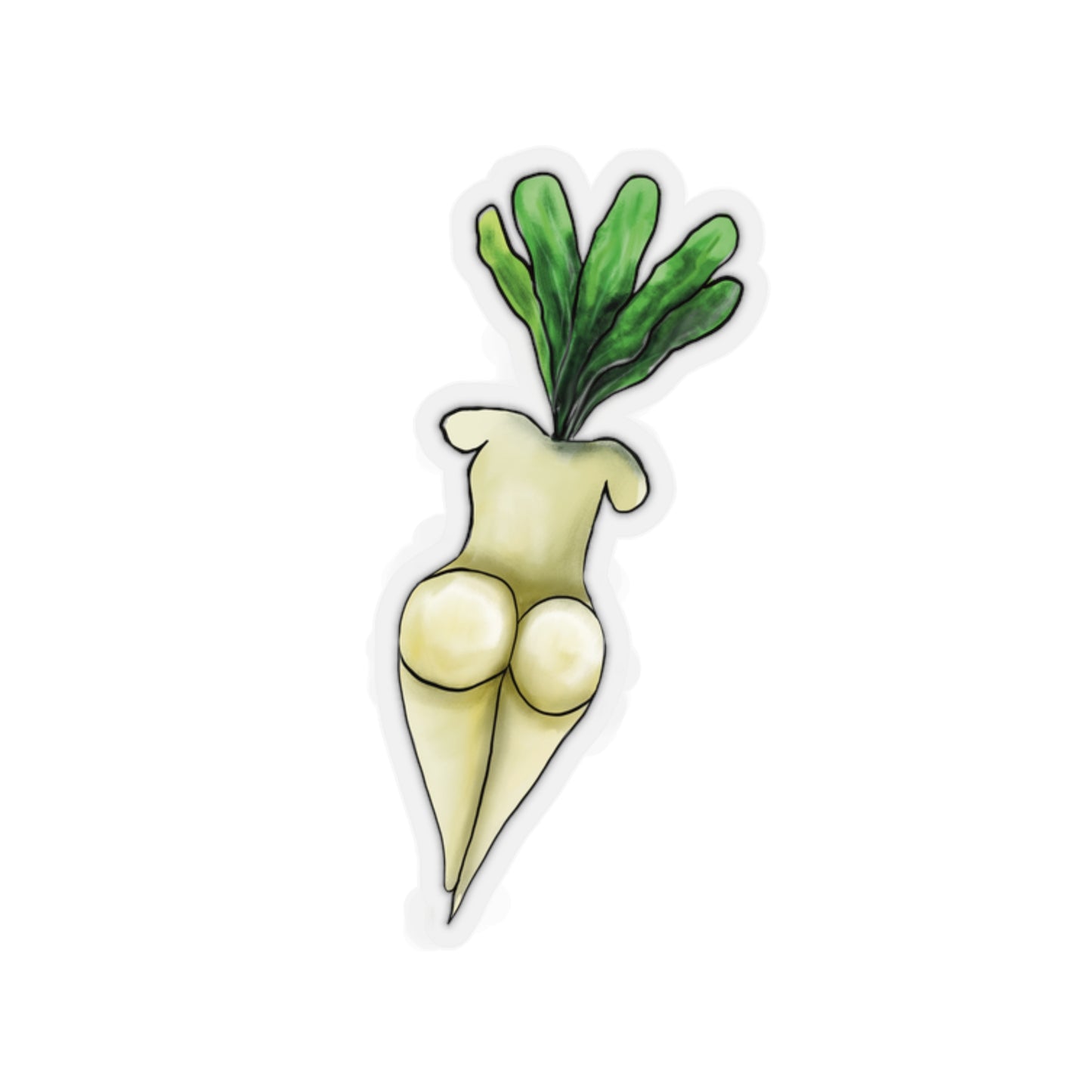 Sexy Turnip Sticker