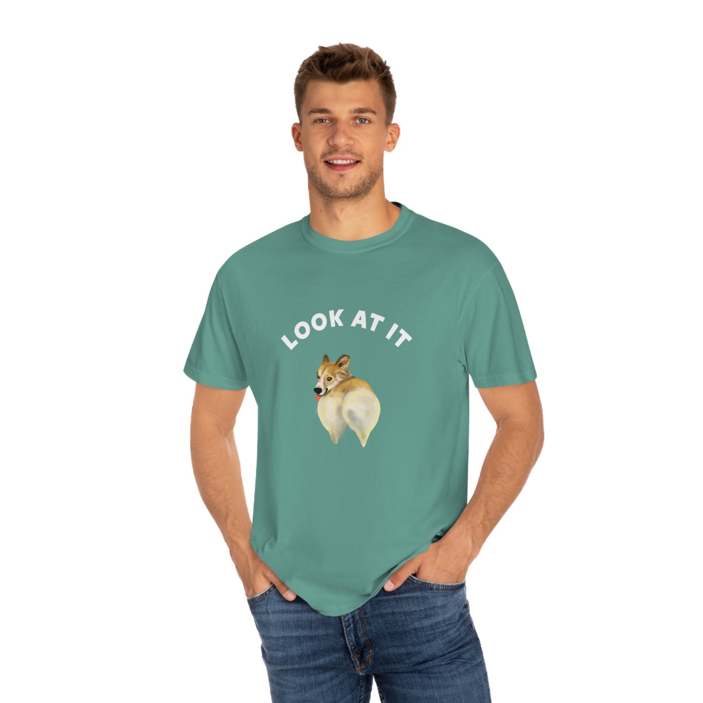 Corgi Butt T Shirt for corgi pet owner, Cute Funny Corgi Butt