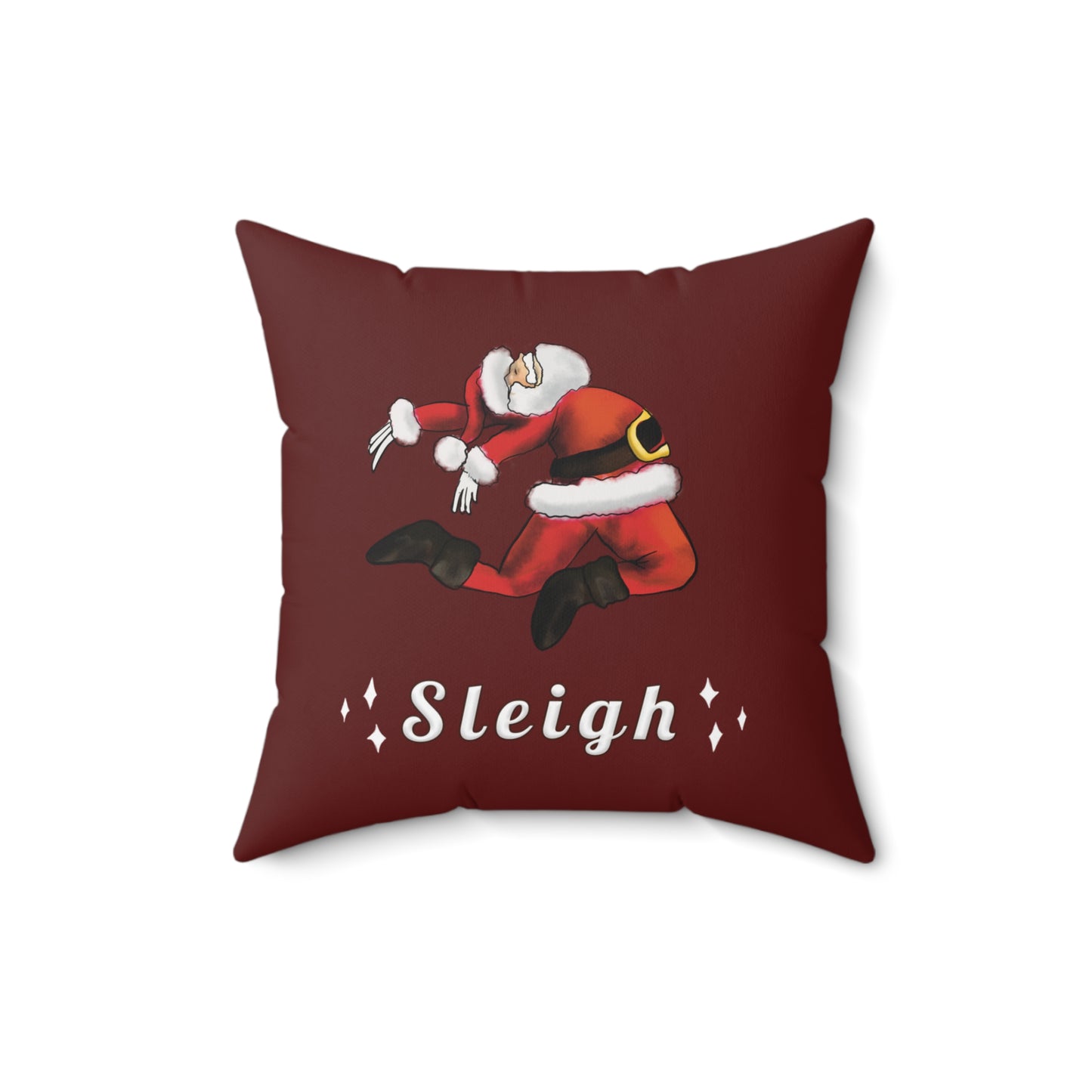 Funny Dancing Santa Christmas Pillow, seasonal decor pillow, Christmas santa pillow, ballet santa, home decorations christmas, cute holiday decor, christmas home decor