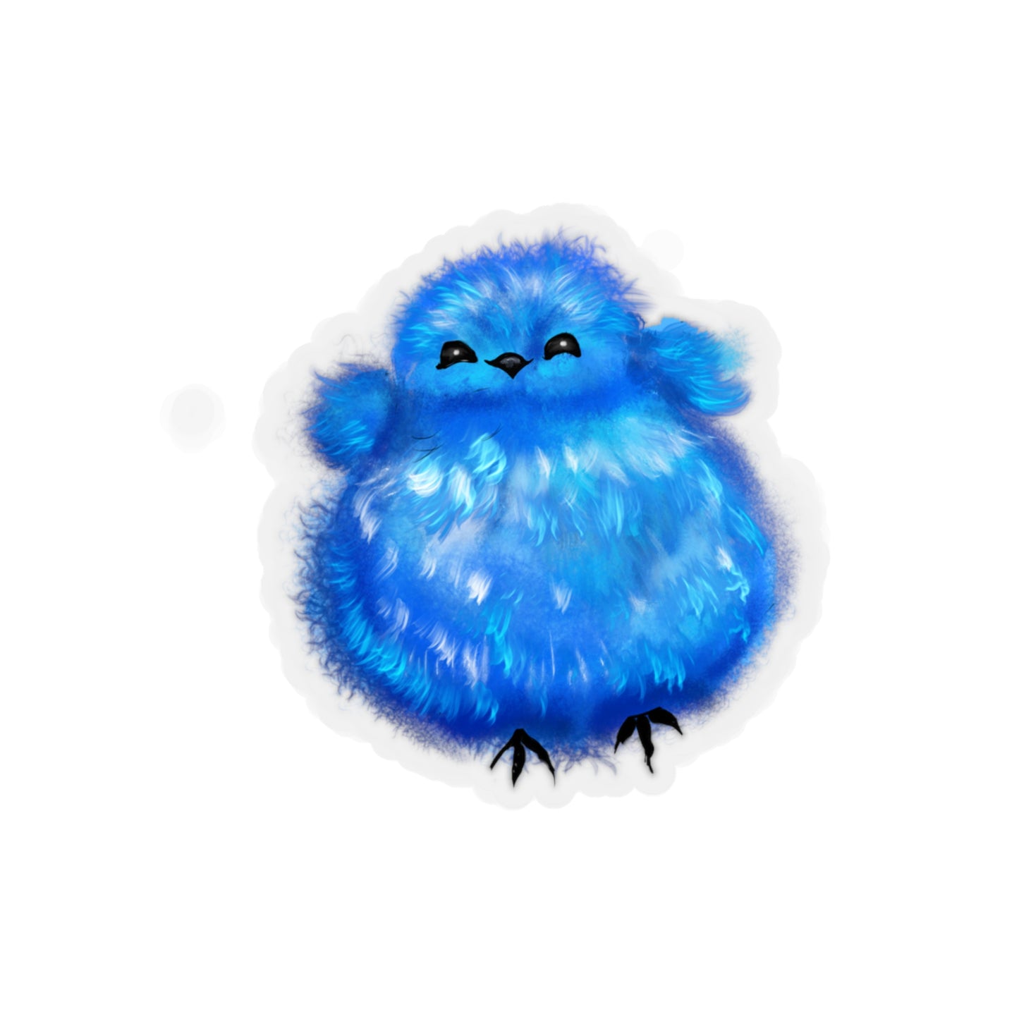 Baby Blue Bird Sticker