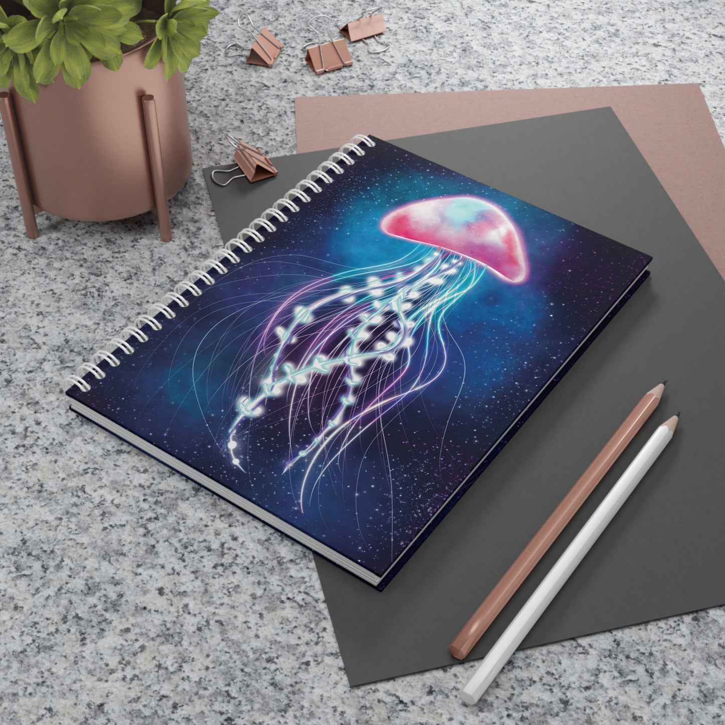 Jellyfish Spiral Notebook