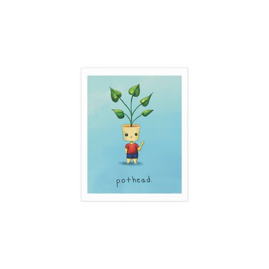 Cute Pothead Art Print