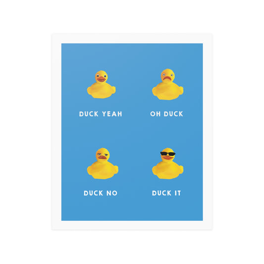 Cute Duck Poster