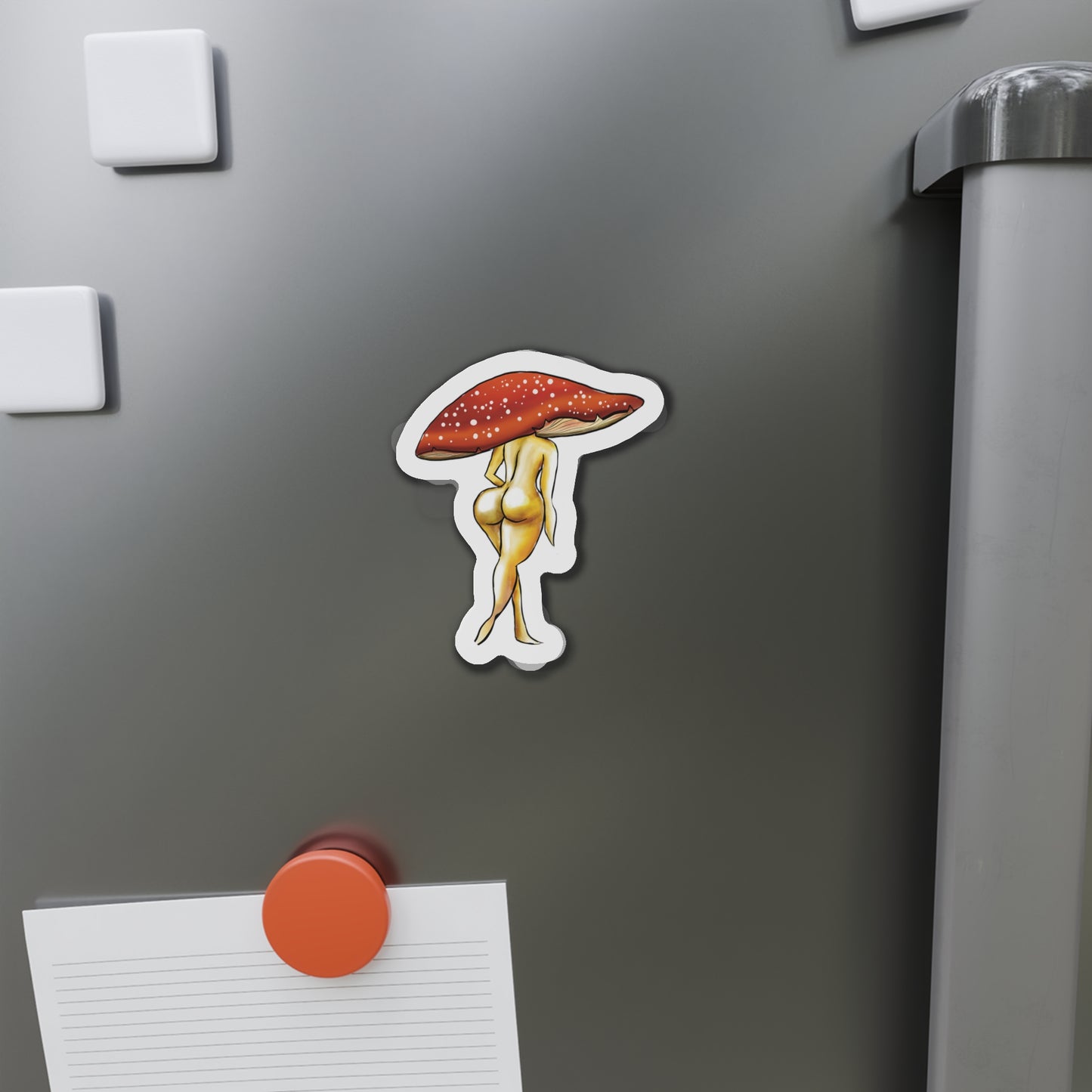 Shroom Lady Fridge Magnet