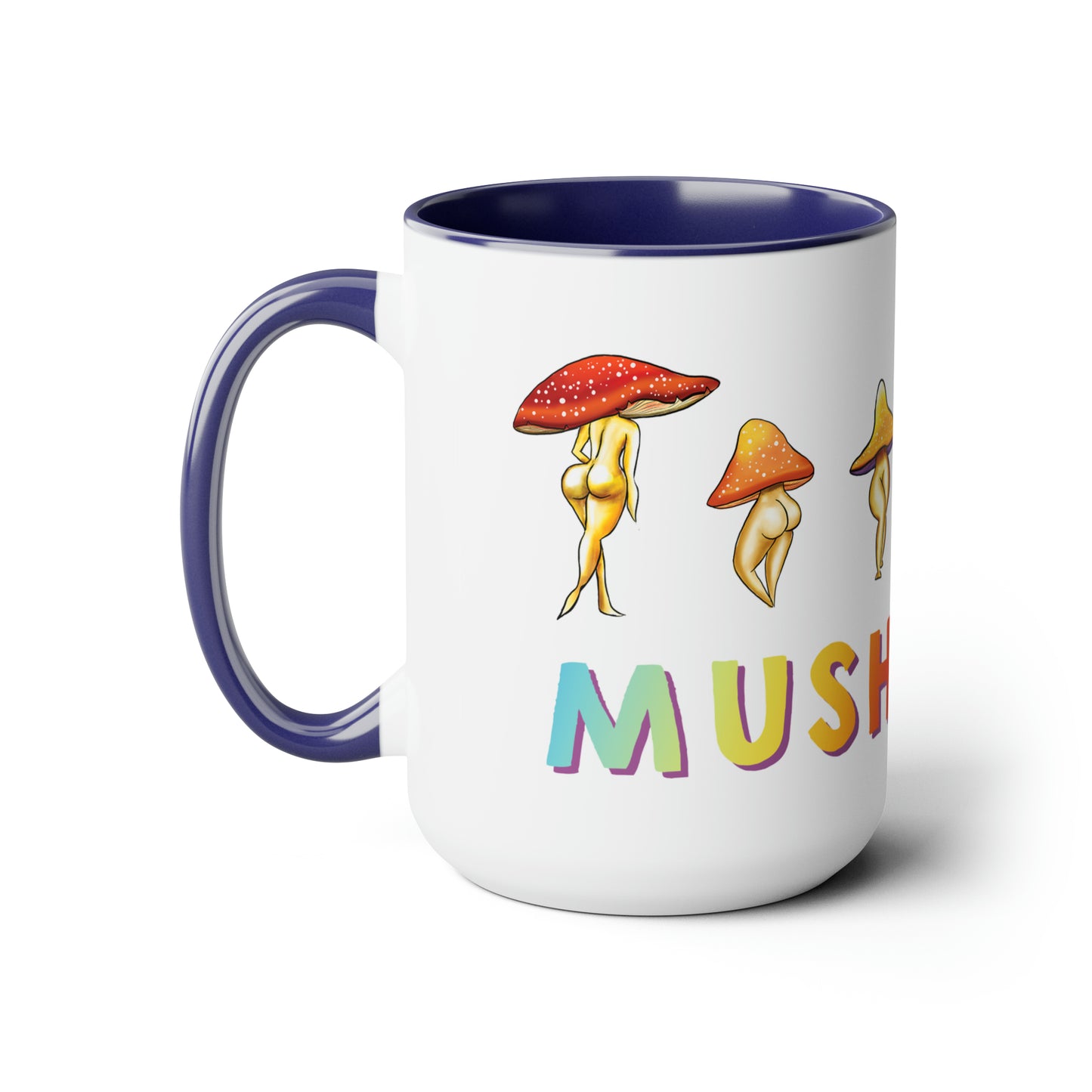 Mush Love Mushroom Lady Mug, 15 oz