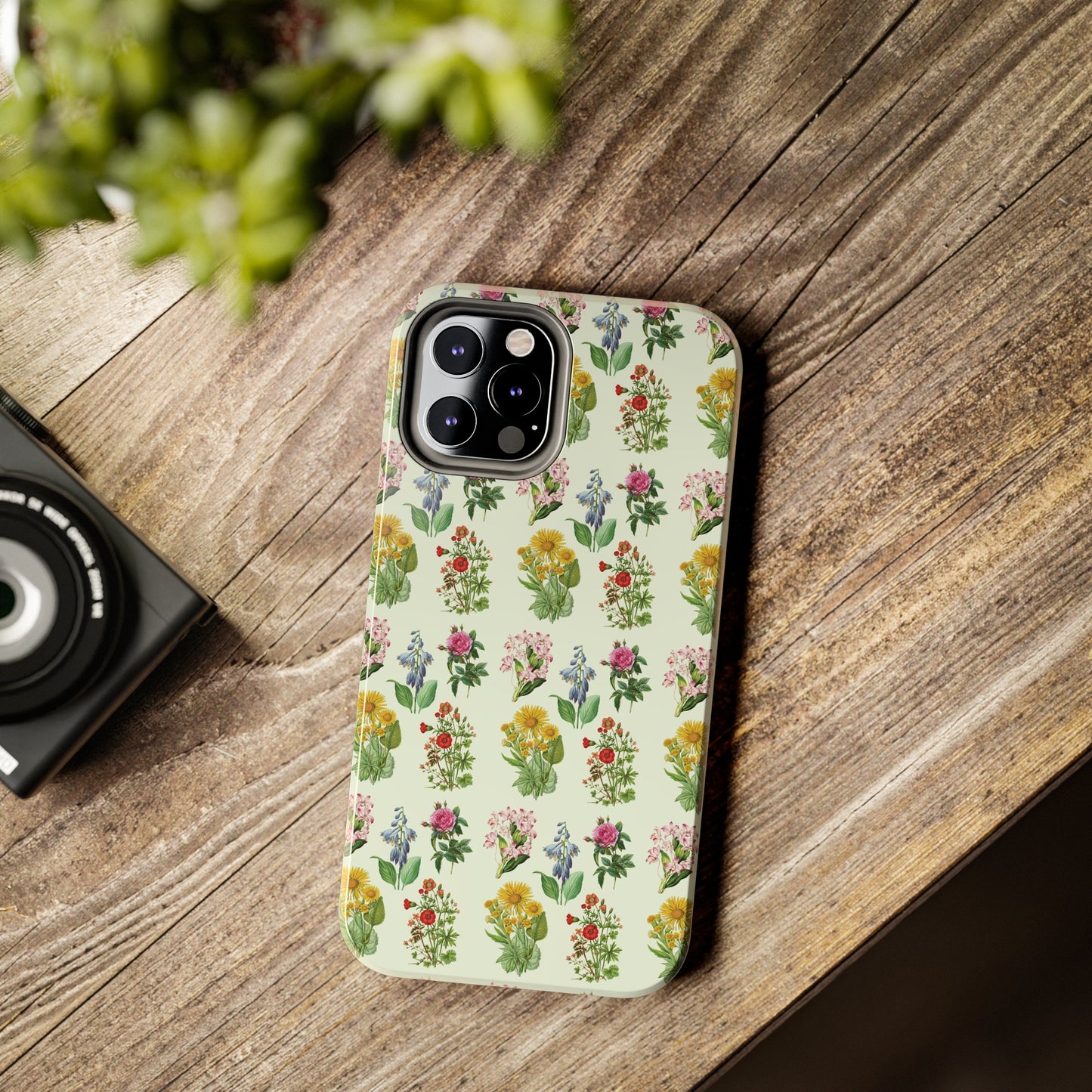 Pretty Floral Phone Case, Cute Vintage Antique Flower Phone case, sunflower Rose 19th century painting Phone Case Pattern