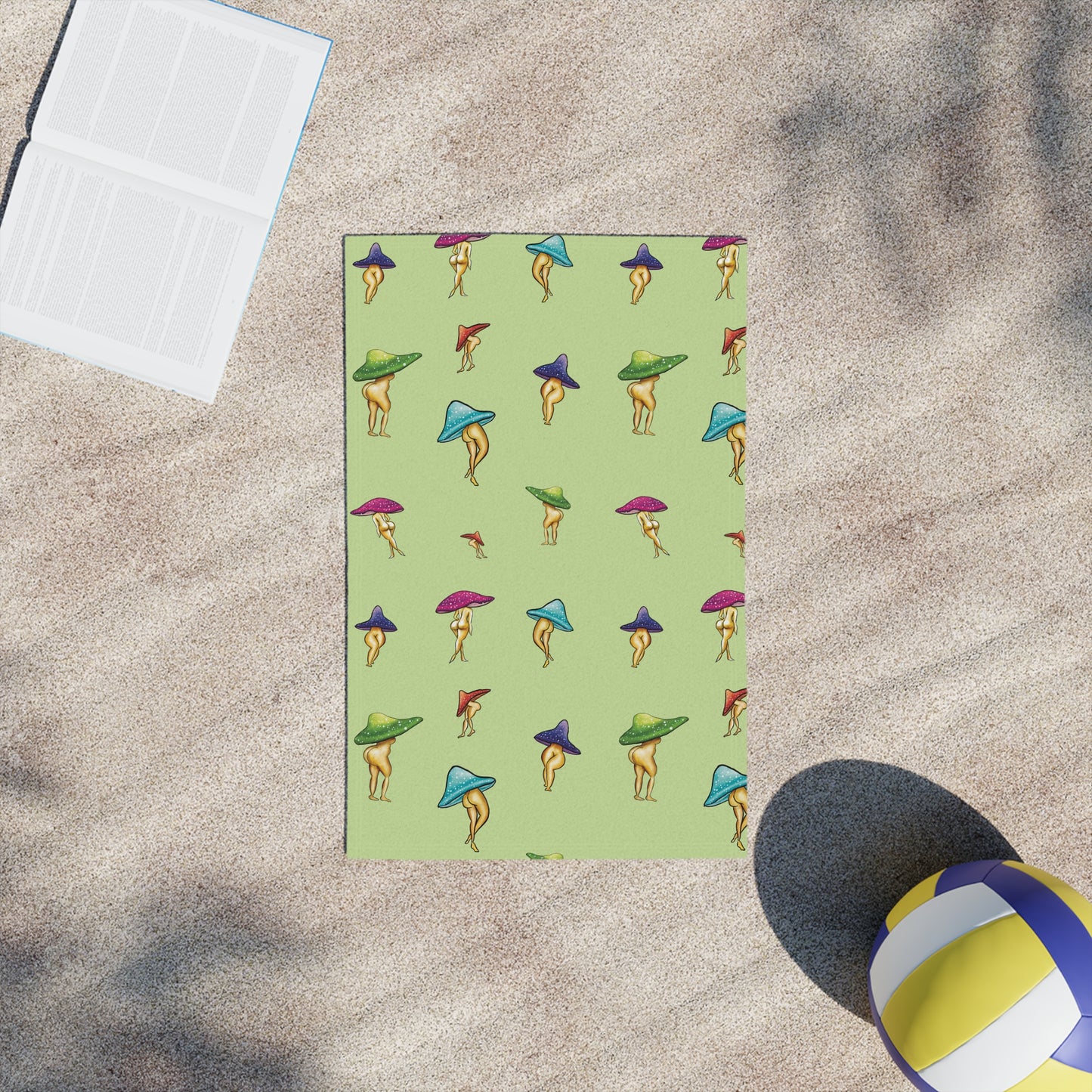 Shroom Lady Beach Towel