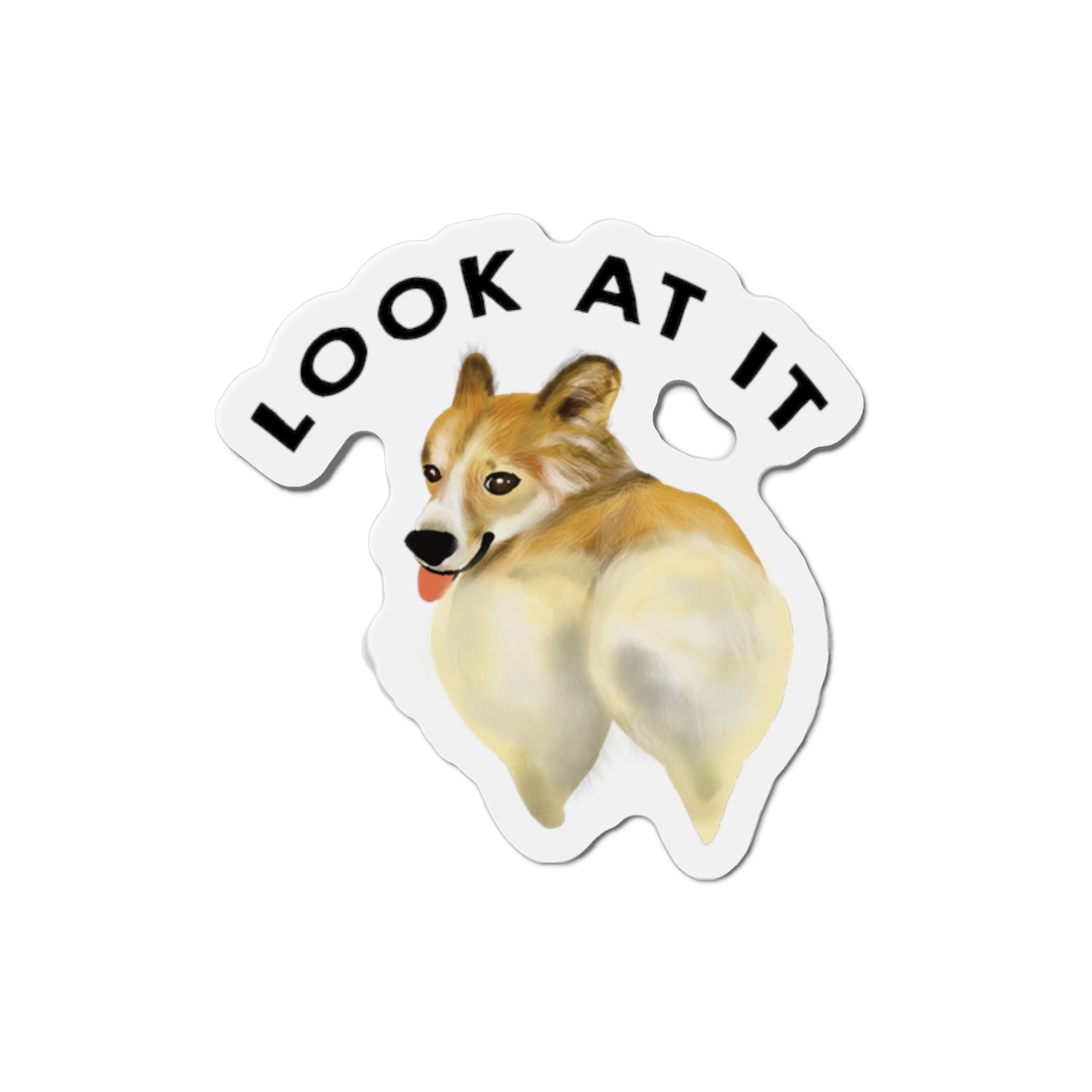 Corgi Butt Magnet Funny Cute