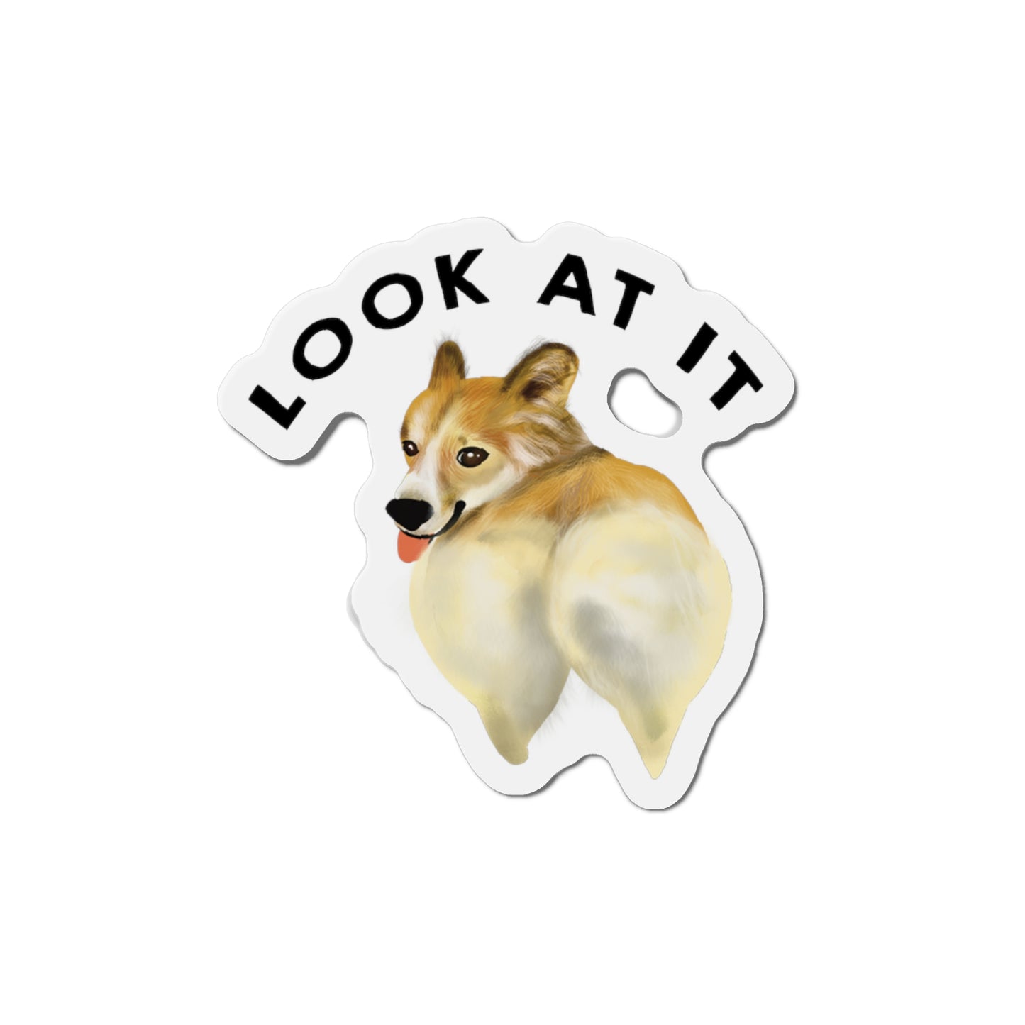 Corgi Butt Magnet Funny Cute