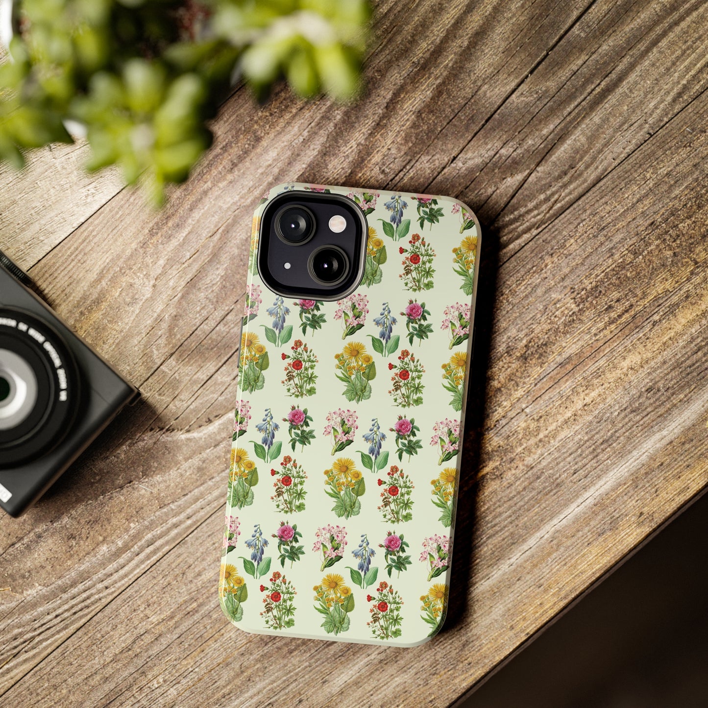 Pretty Floral Phone Case, Cute Vintage Antique Flower Phone case, sunflower Rose 19th century painting Phone Case Pattern