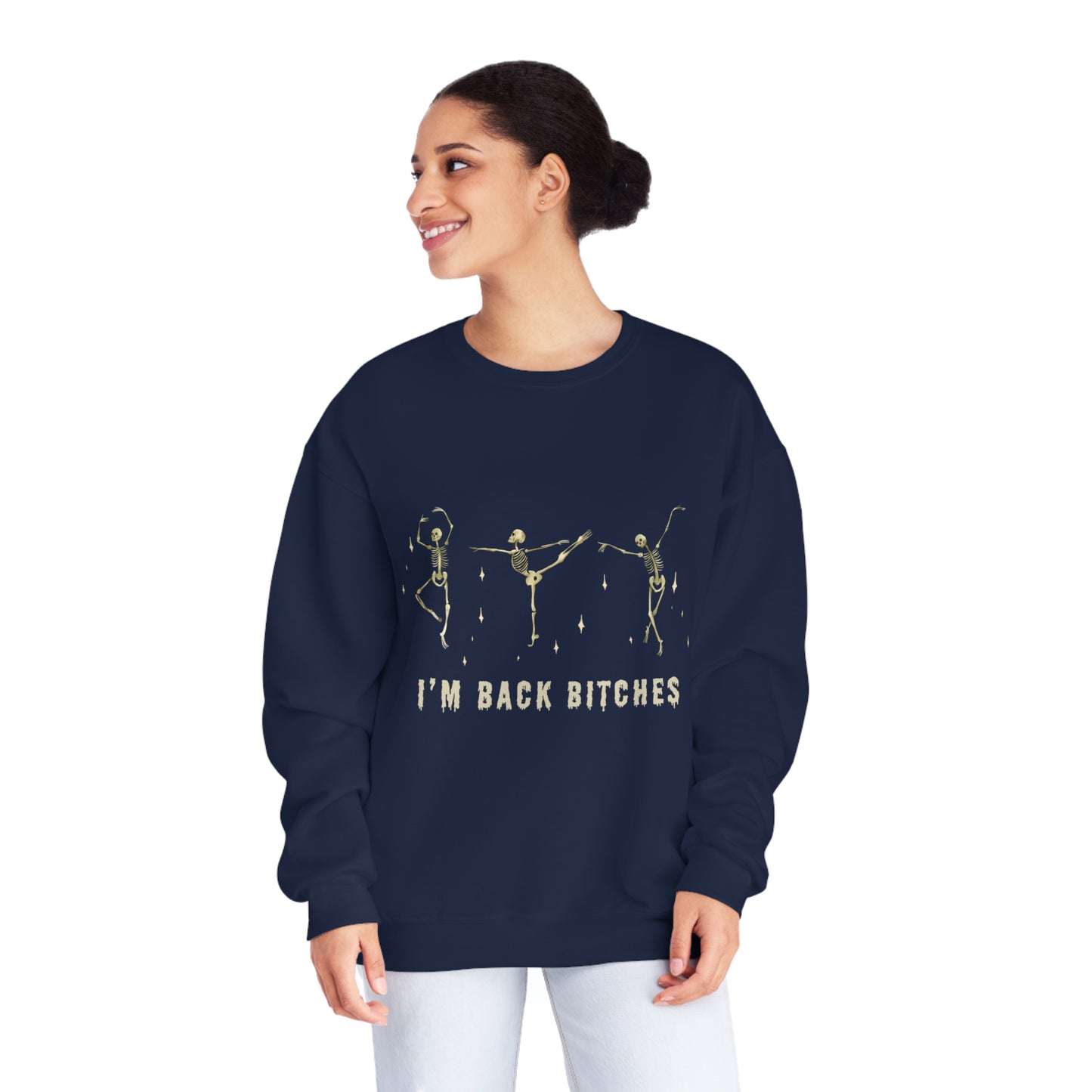 Cute funny halloween sweatshirt, dancing skeletons, cute halloween gift idea, funny dancing skeletons, happy halloween