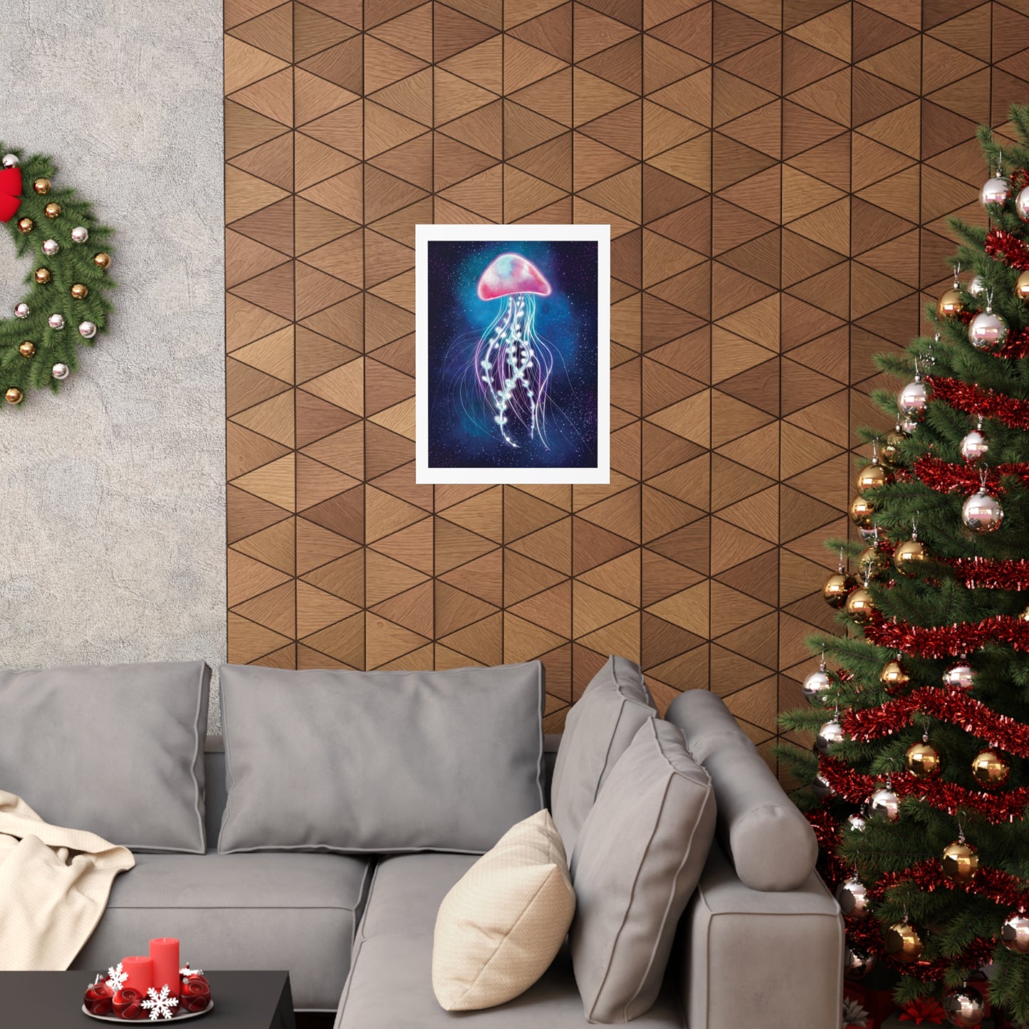 Bioluminescent Jellyfish Poster