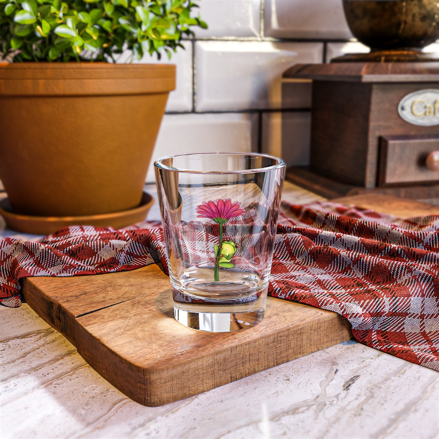 Curious Frog Shot Glass