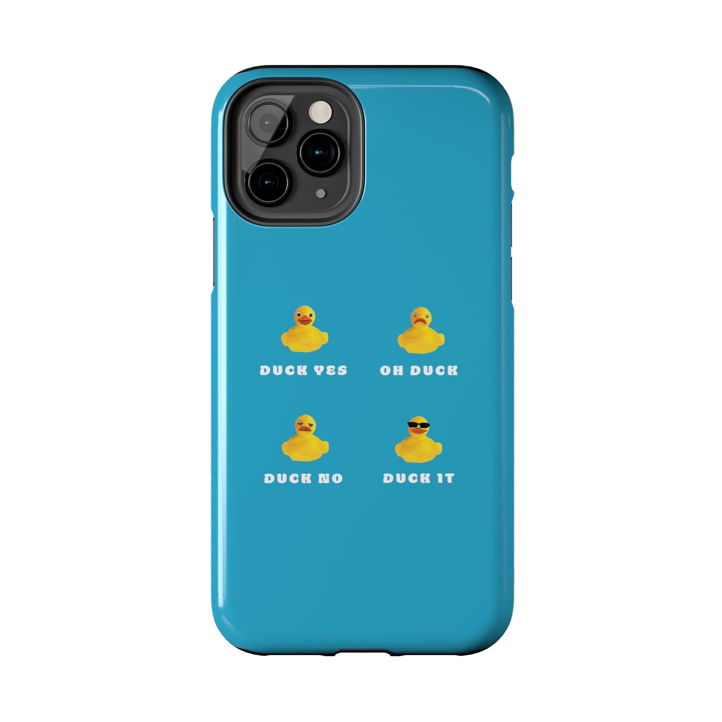 Funny Duck It Phone case, Cute Funny Phone Case, Duck Lover gift, Duck it pun phone case, Cute Funny Duck it Tough Phone Cases