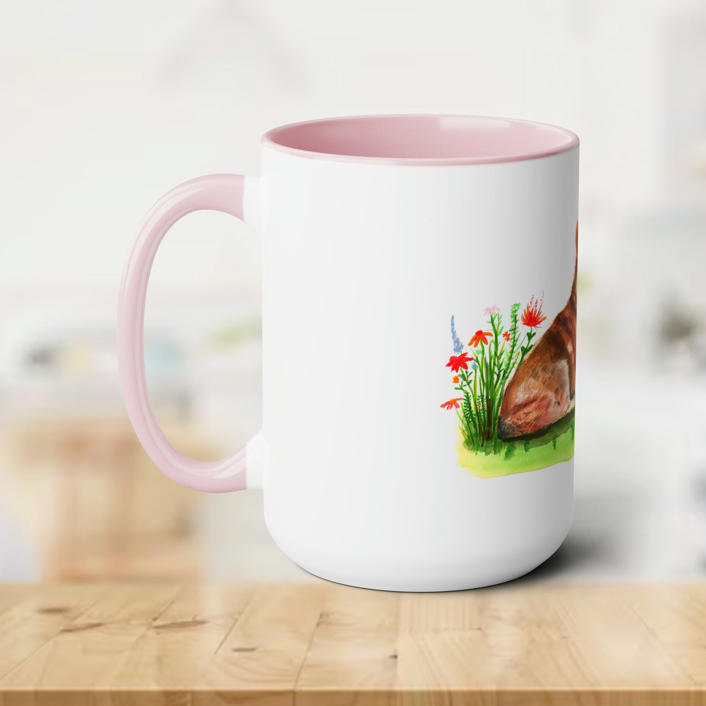 Cute watercolor Corgi Mug