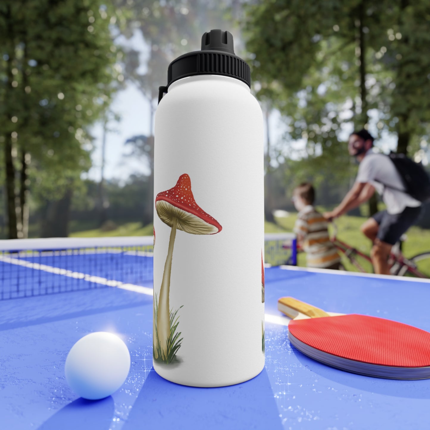 Stainless Steel Mushroom Water Bottle