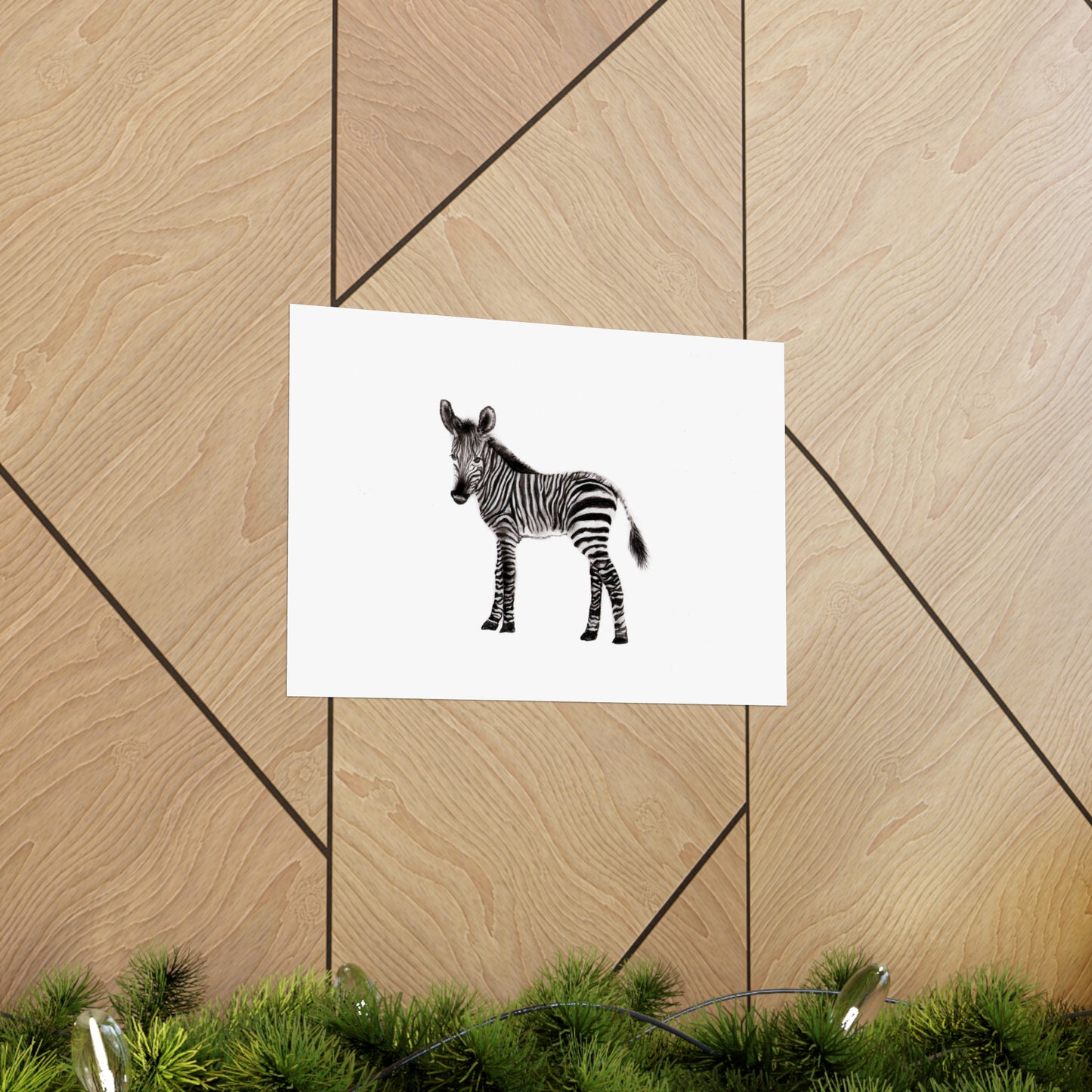 graphite zebra poster, Graphite pencil drawing baby zebra, cute poster, kids room art print, cute graphite animals