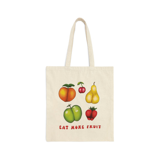 cute funny fruit tote bag, Funny fruit tote