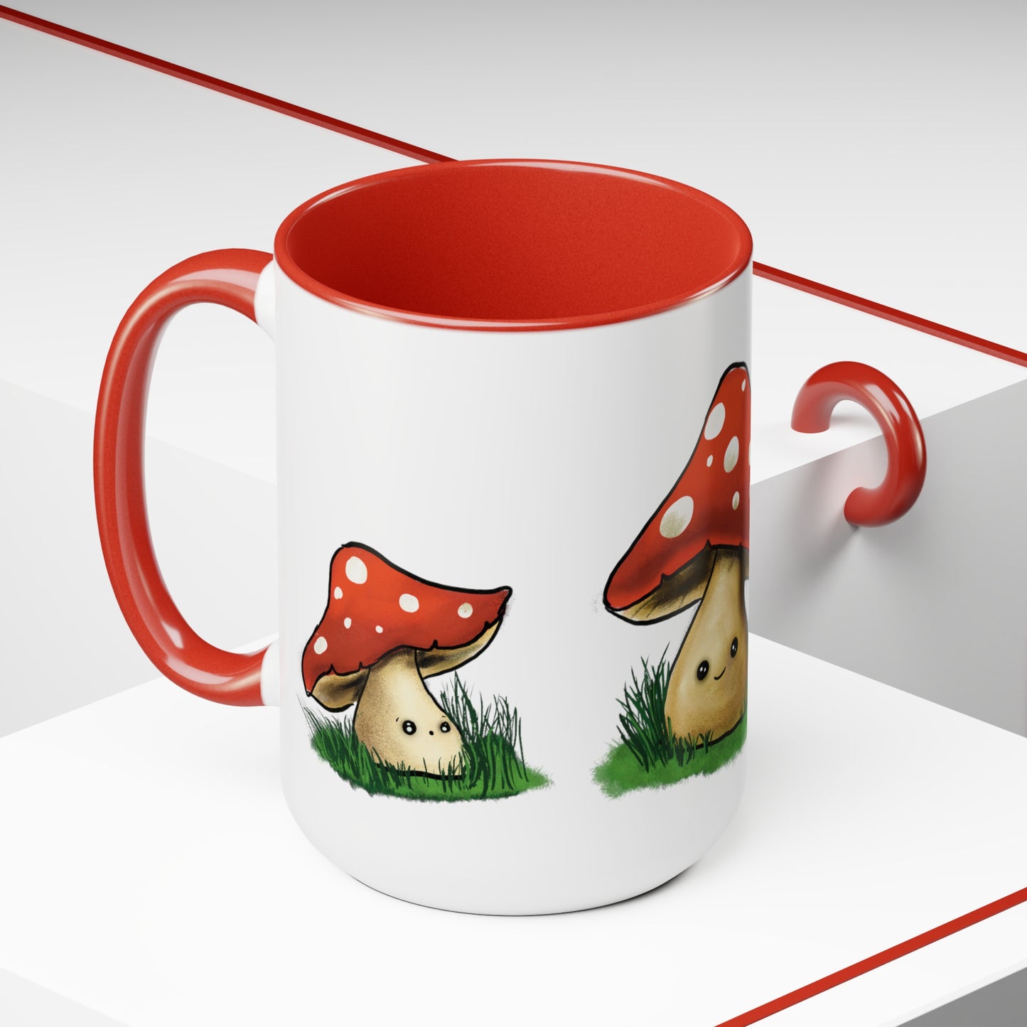 Cute Mushroom Mug 15oz