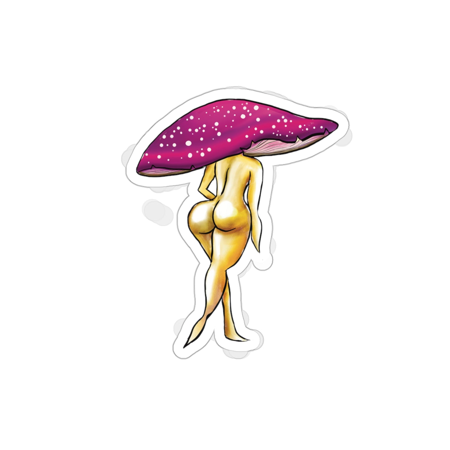 Mushroom Lady Sticker